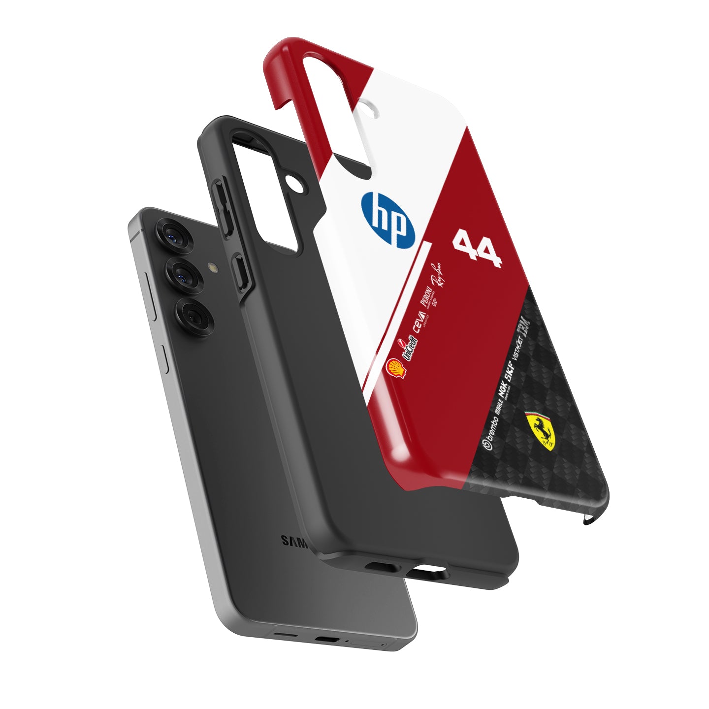 Lewis Hamilton 2025 Racing Livery Inspired Phone Case – Tribute Edition (Samsung Galaxy) | DIZZY CASE
