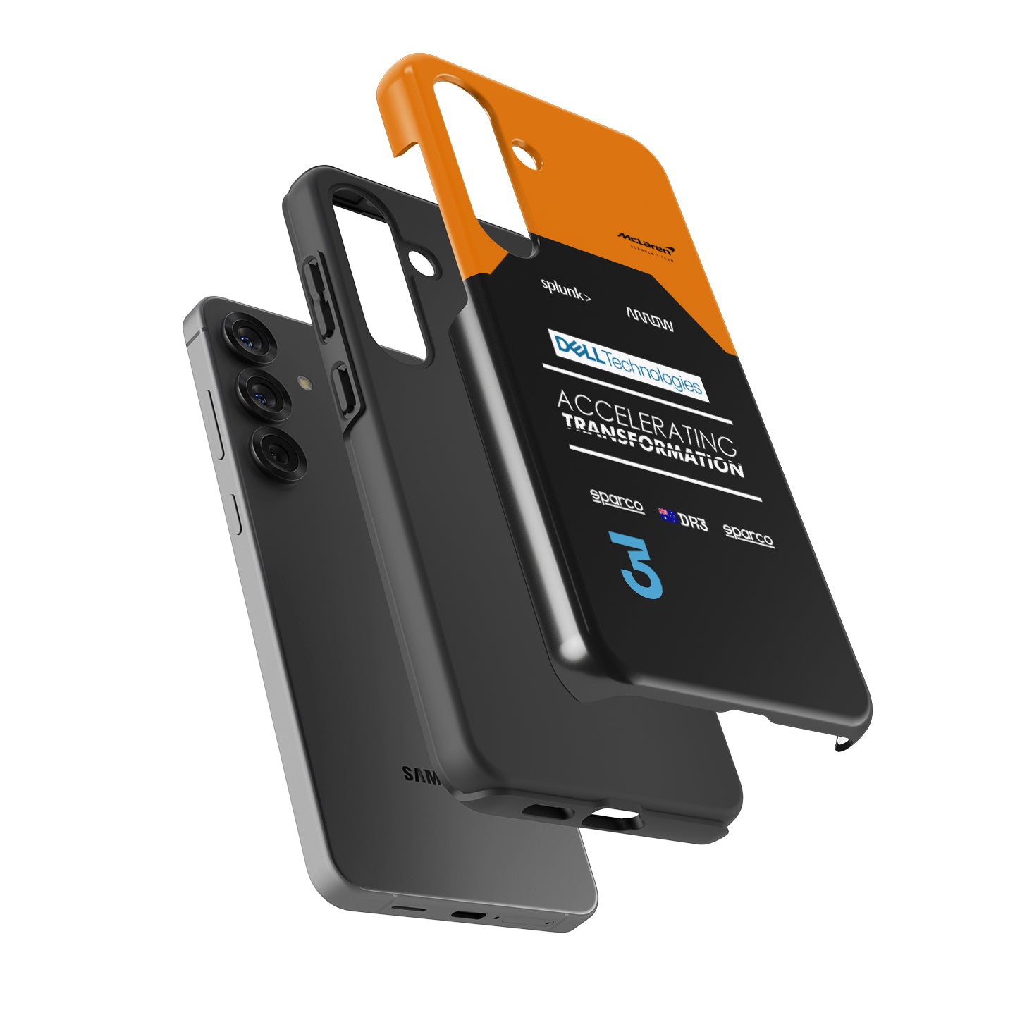 Daniel Ricciardo McLaren Livery Samsung Case - Snap & Tough | DIZZY CASE
