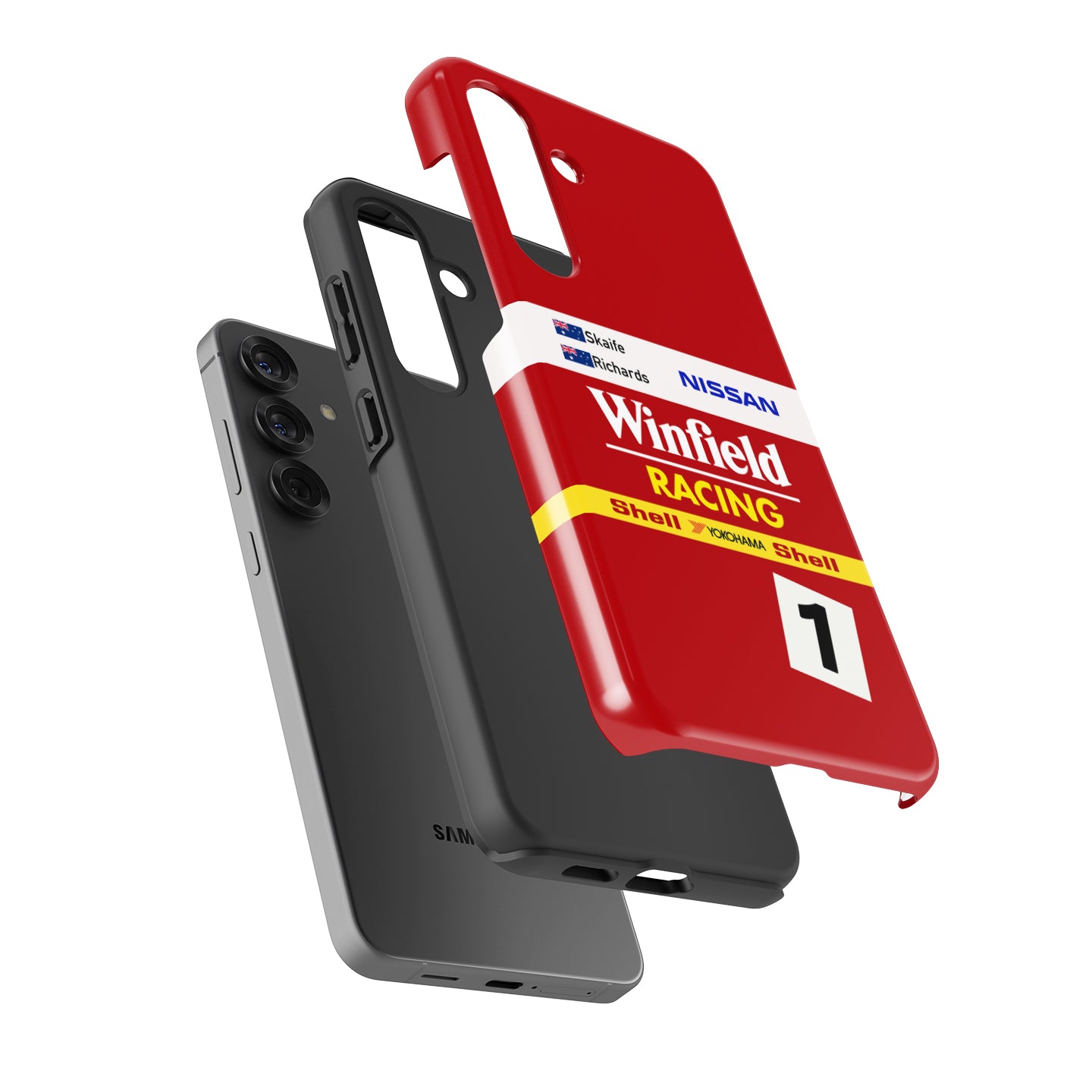 1992 Winfield Racing Nissan GT-R32 Livery Phone Case: Motorsport Style