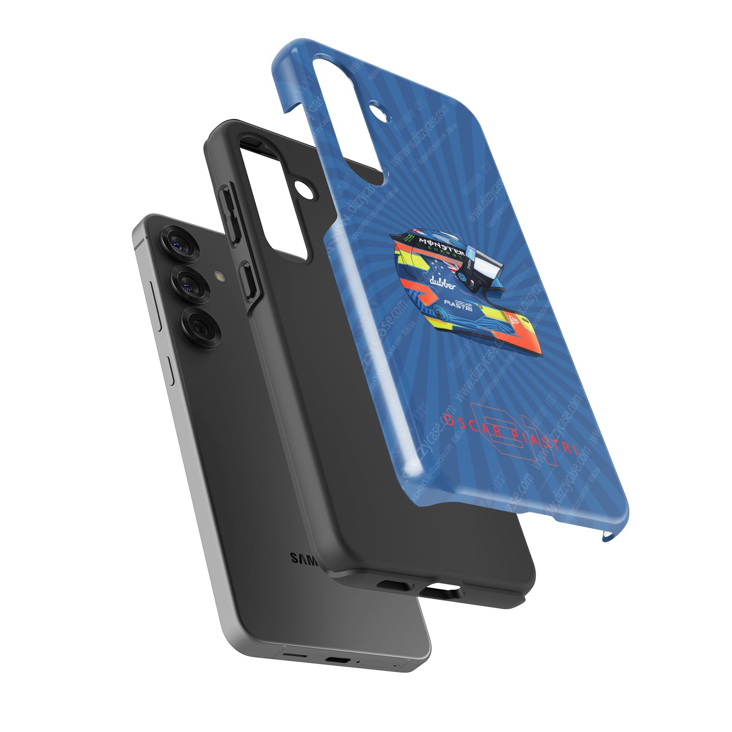McLaren F1 Oscar Piastri 2024 Helmet Phone Case for Samsung | DIZZY CASE