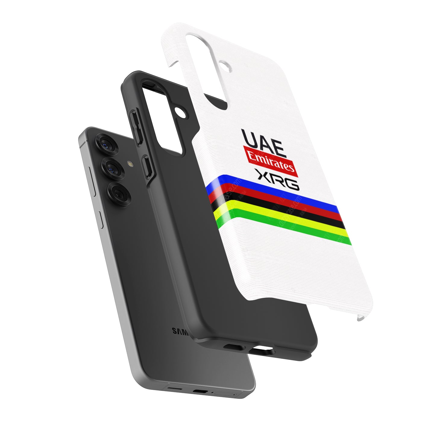 Tadej Pogačar Rainbow Jersey Cycling Phone Case – Samsung Models