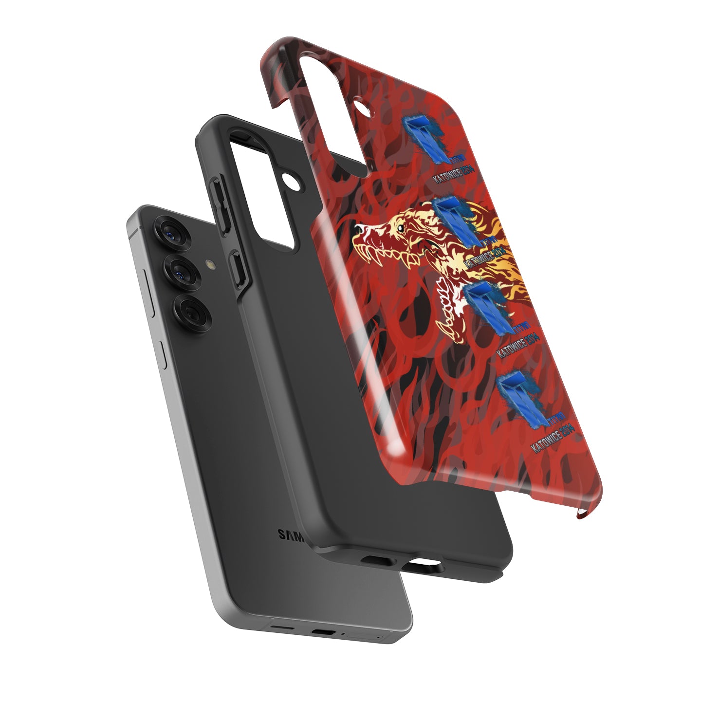 CS2 M4A4 Howl with Titan Holo Sticker Phone Case – Katowice 2014 Edition (For Samsung Galaxy)