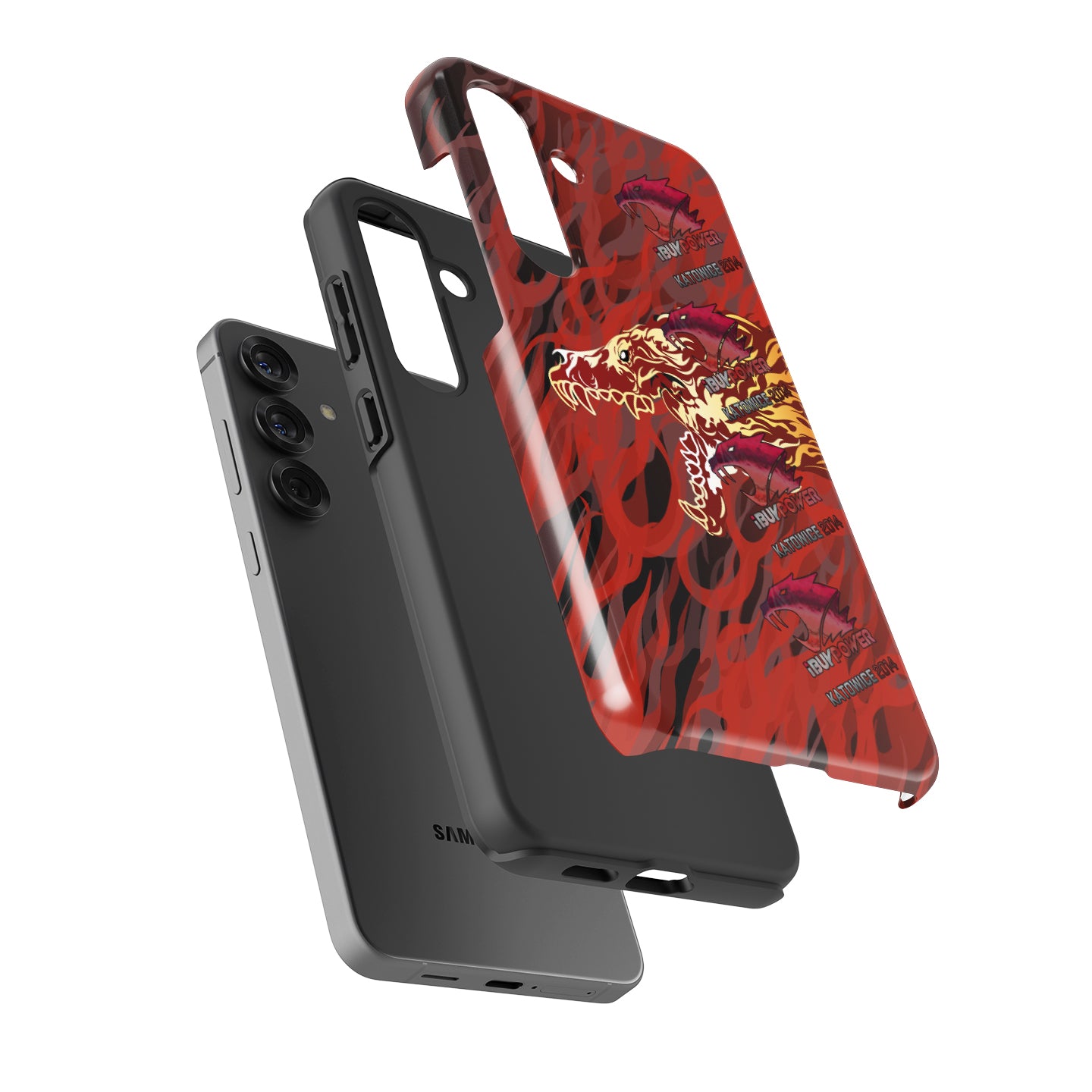 CS2 M4A4 Howl with iBUYPOWER Holo Sticker Phone Case – Katowice 2014 Edition (For Samsung Galaxy)