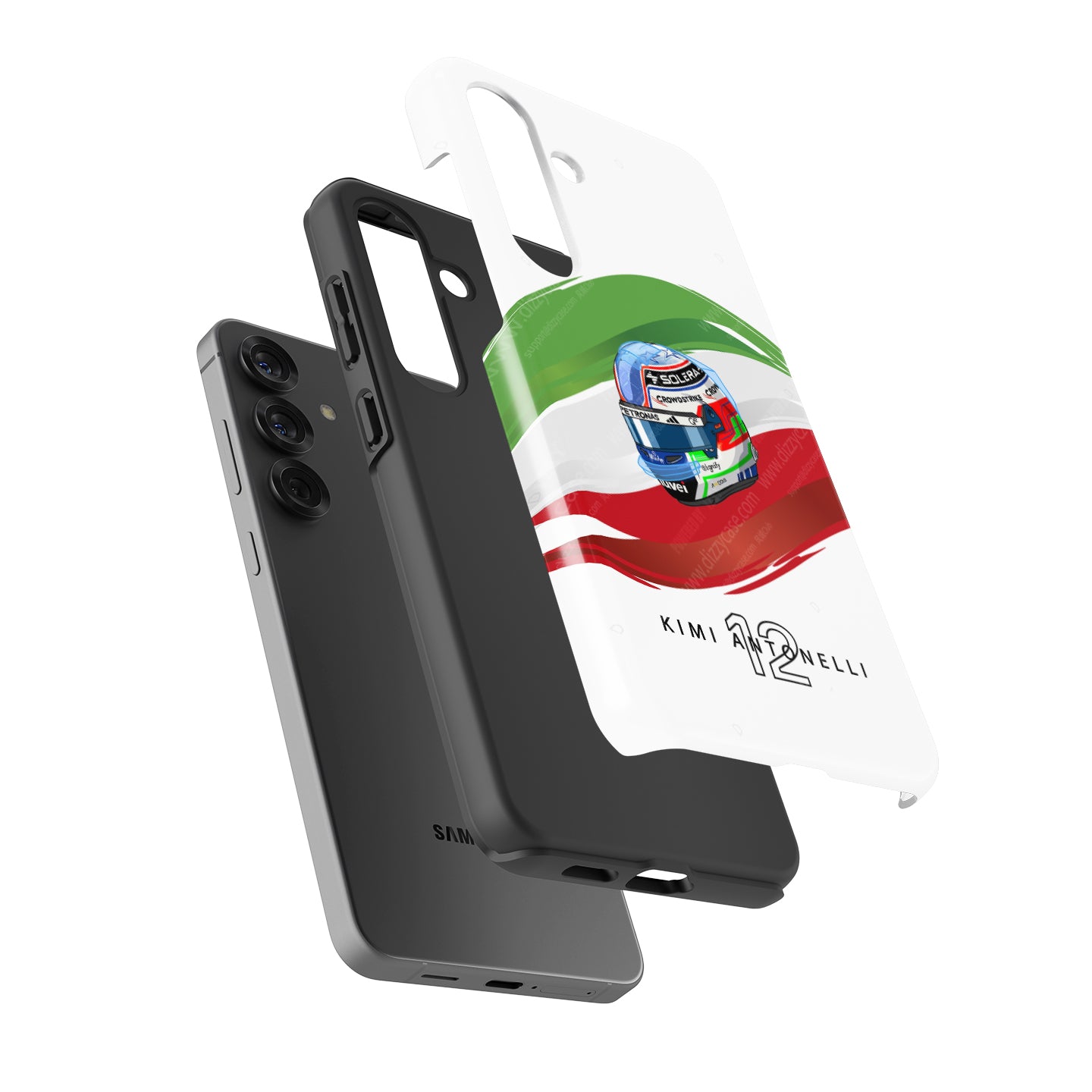 Andrea Kimi Antonelli 2025 Helmet Phone Case – Italian F1 Design for Samsung Galaxy | DIZZY CASE