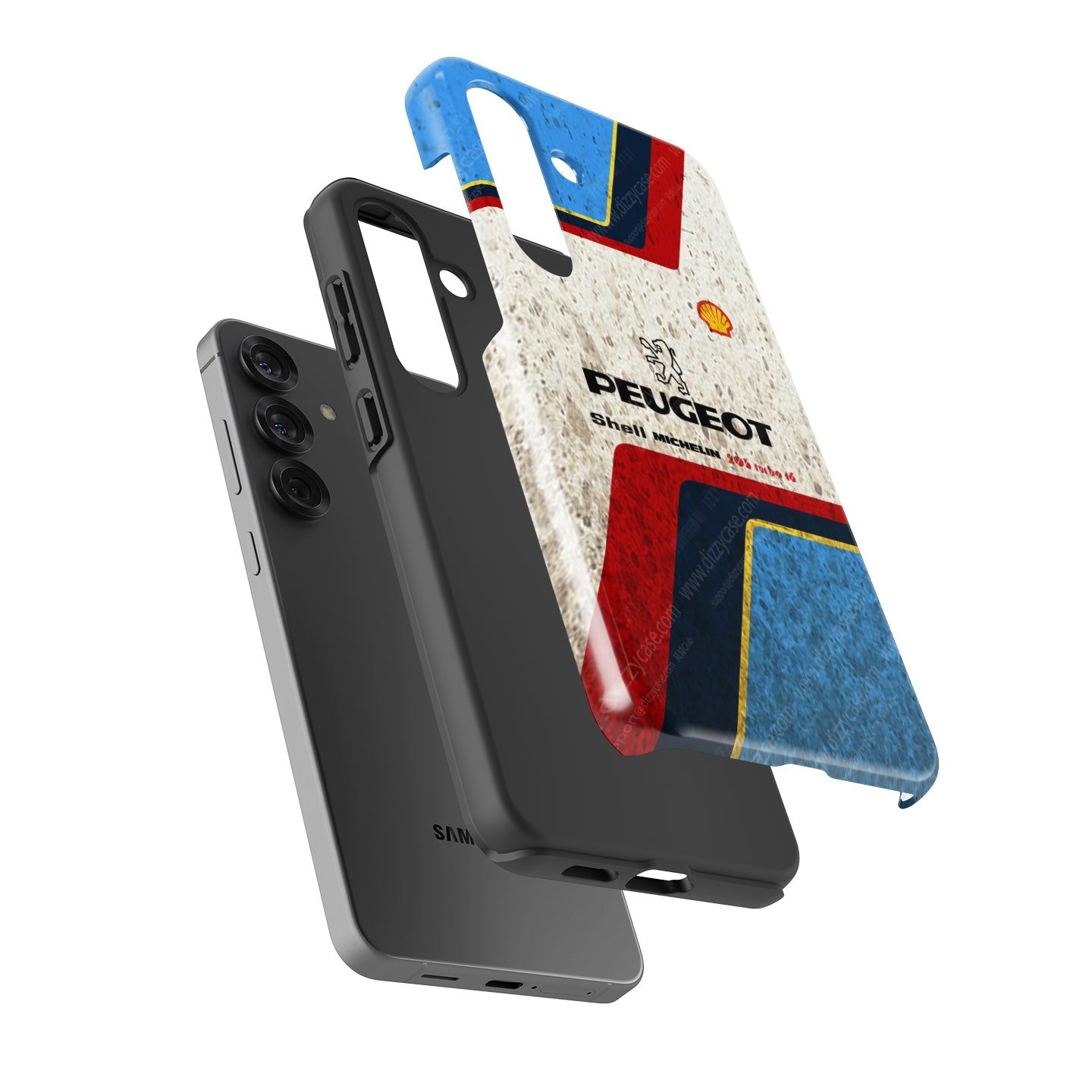 1985 Peugeot 205 T16 Rally Livery Phone Case - Iconic Rally Design | DIZZY CASE