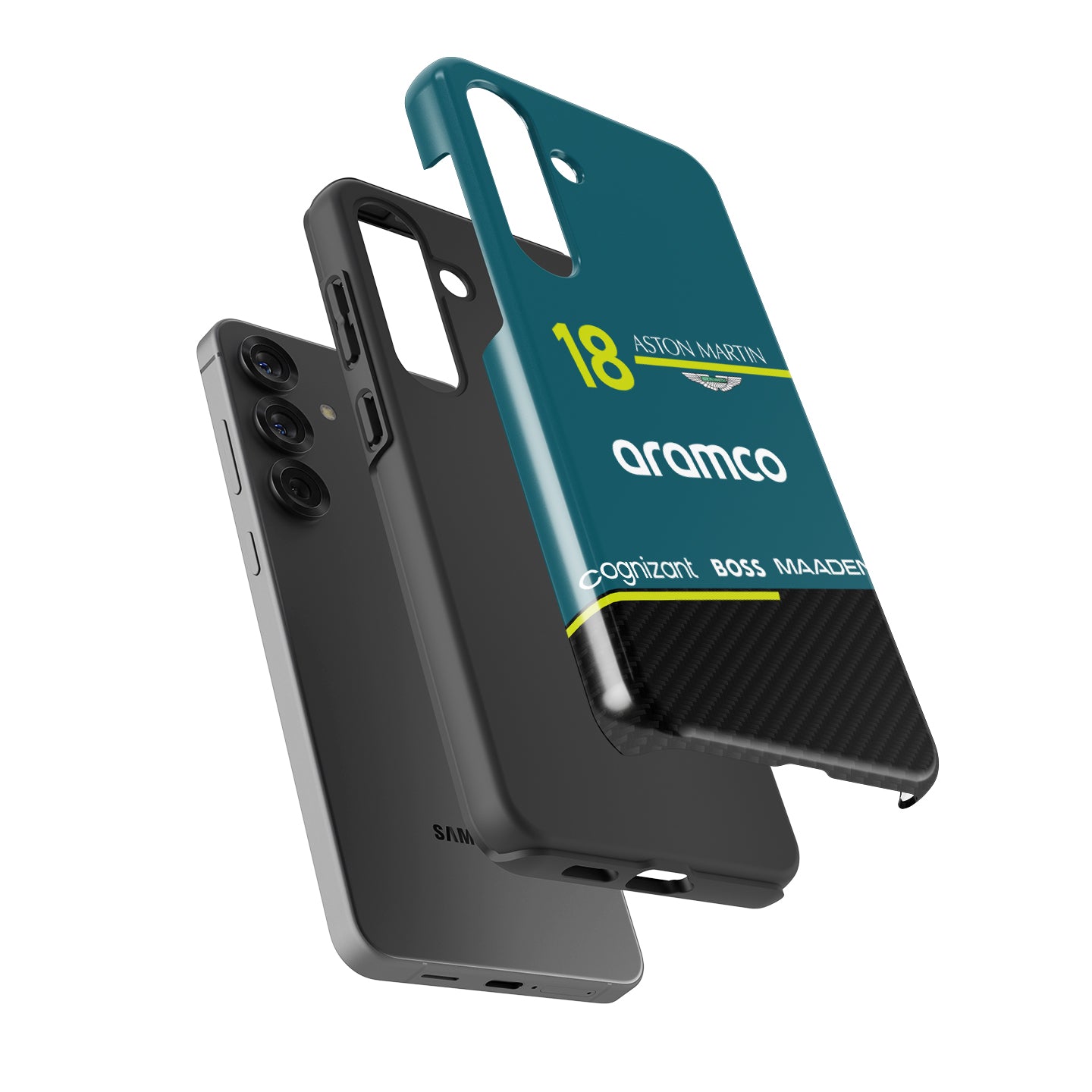 Aston Martin AMR25 Lance Stroll Phone Case – LS18 Edition (For Samsung Galaxy) | DIZZY CASE