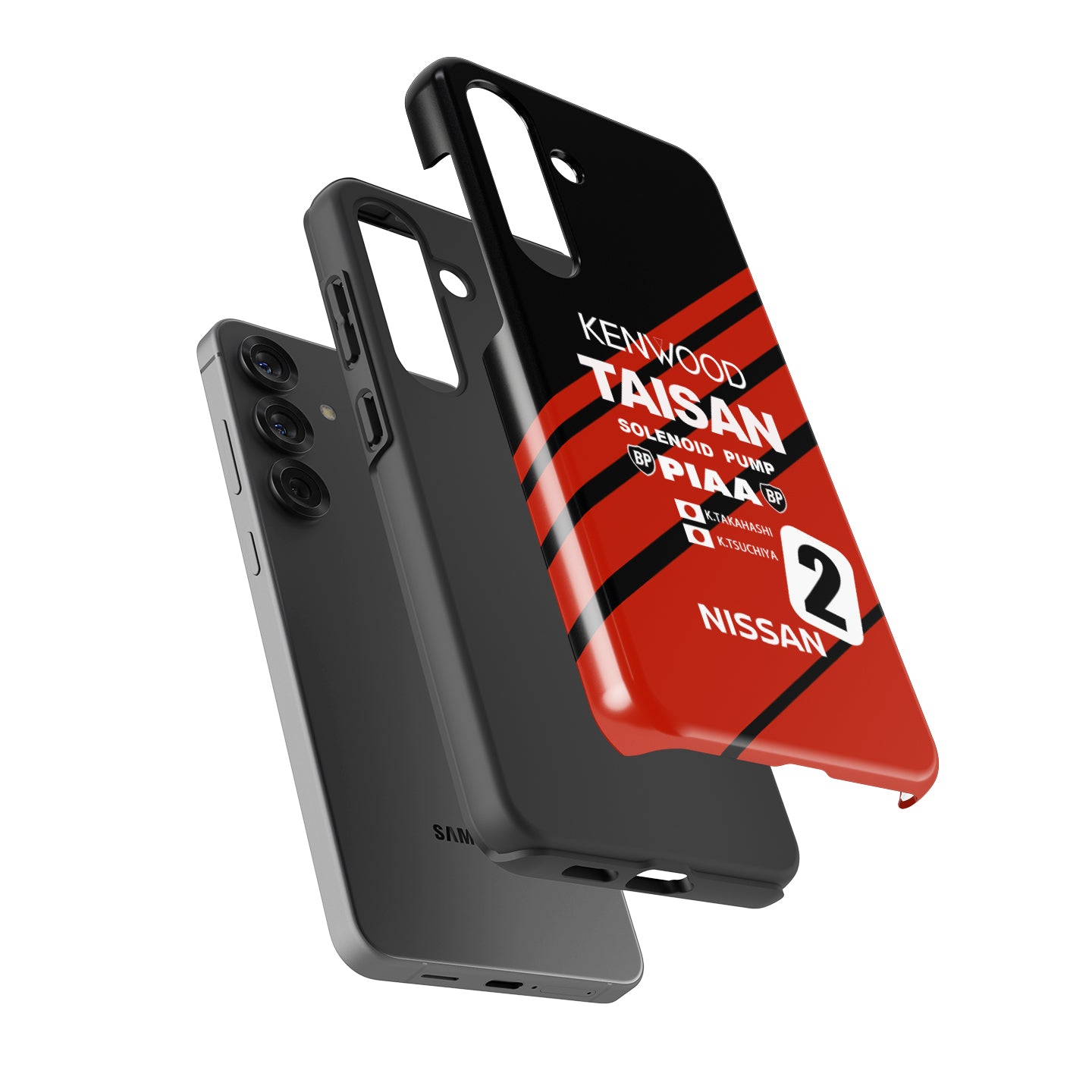 TAISAN BNR32 ADVAN GT-R Livery Phone Case: Bold Racing Style