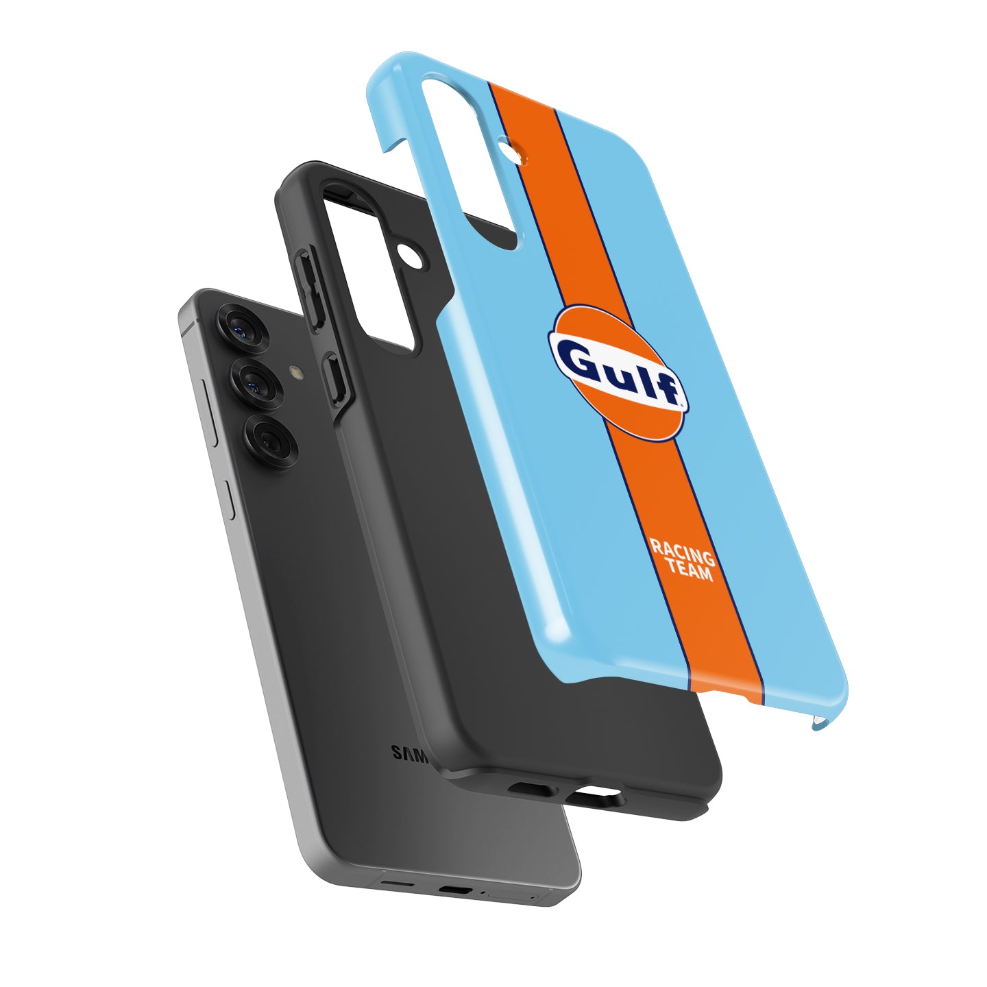 Gulf Racing Livery Samsung Case – Iconic Racing Style for Galaxy
