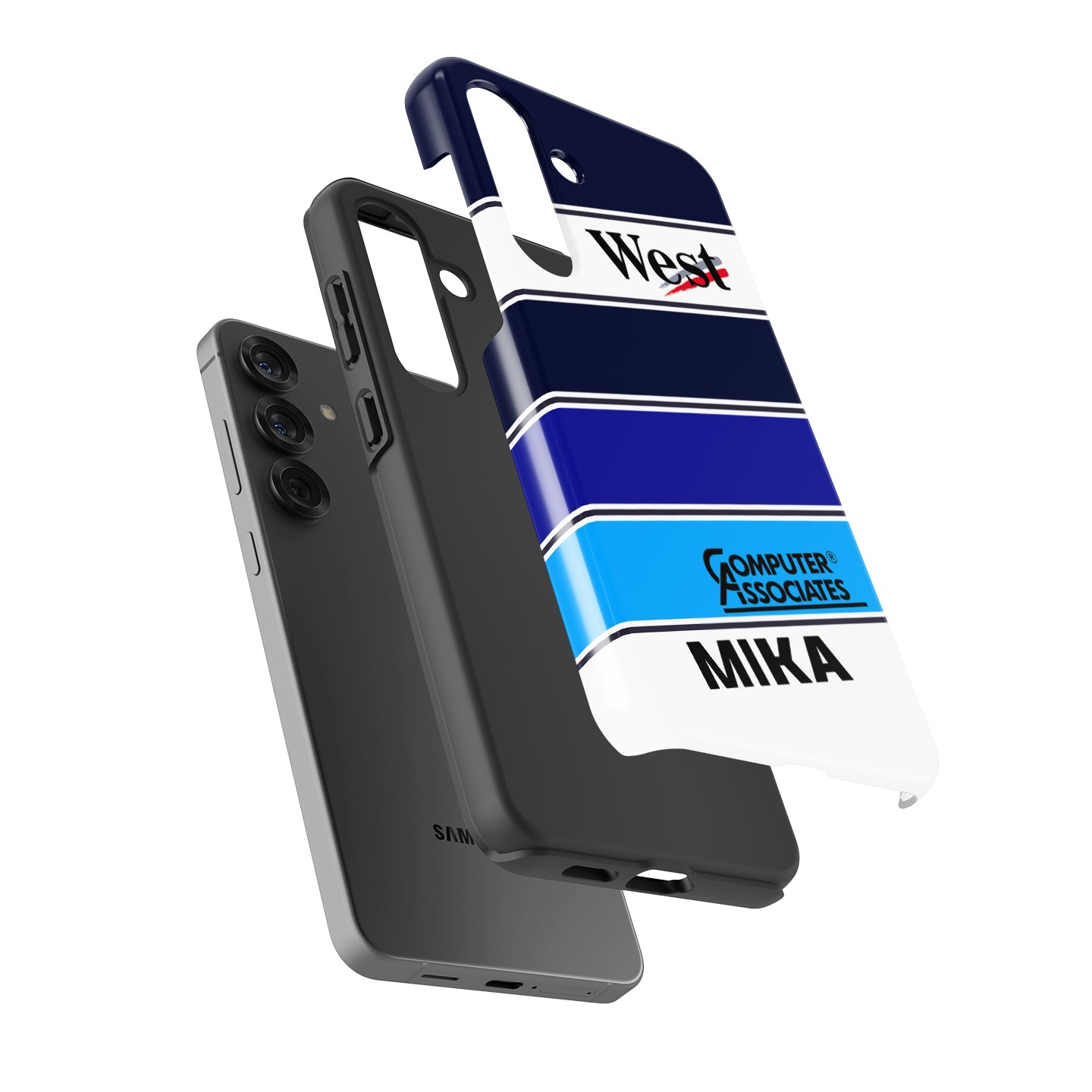 Samsung Galaxy F1 Case - Mika Häkkinen Helmet Design | DIZZY CASE