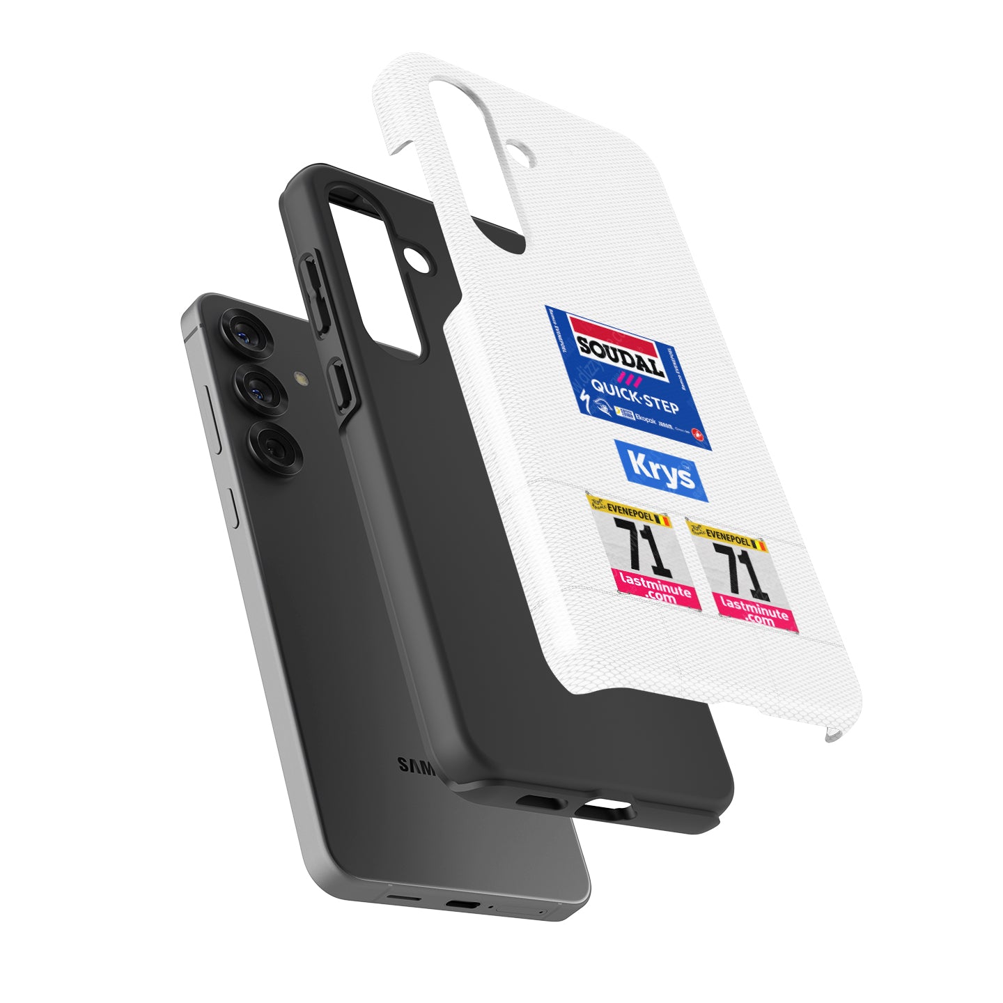 Remco Evenepoel White Jersey Phone Case: Style Meets Protection | DIZZY CASE