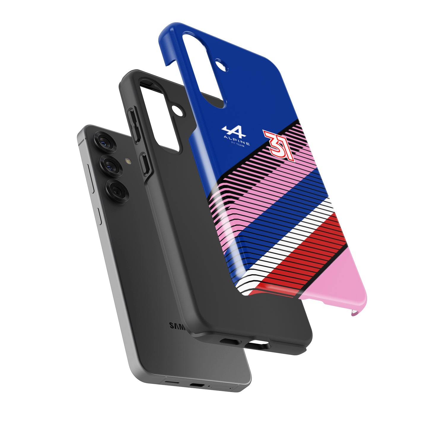 Racing Legacy: Esteban Ocon Alpine Samsung Galaxy Case | DIZZY CASE