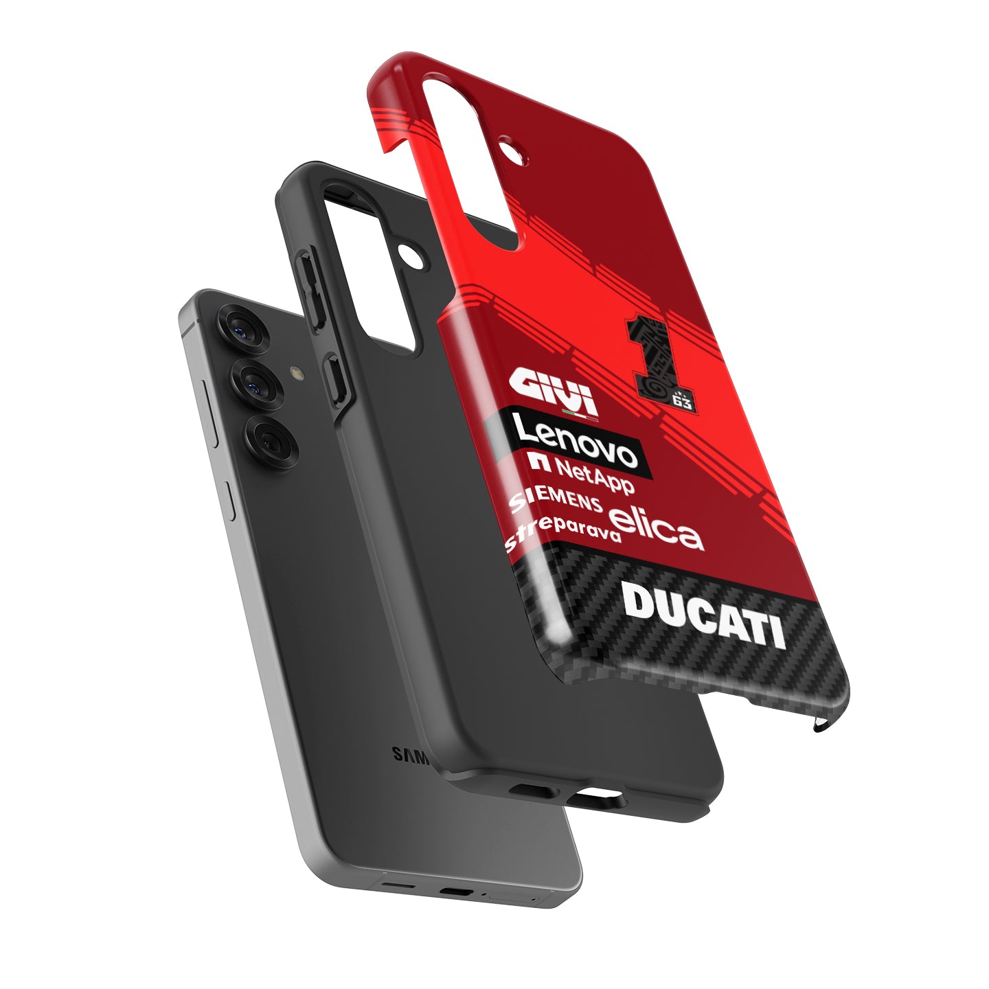 Ride with Francesco Bagnaia: 2024 Ducati MotoGP Samsung Phone Case