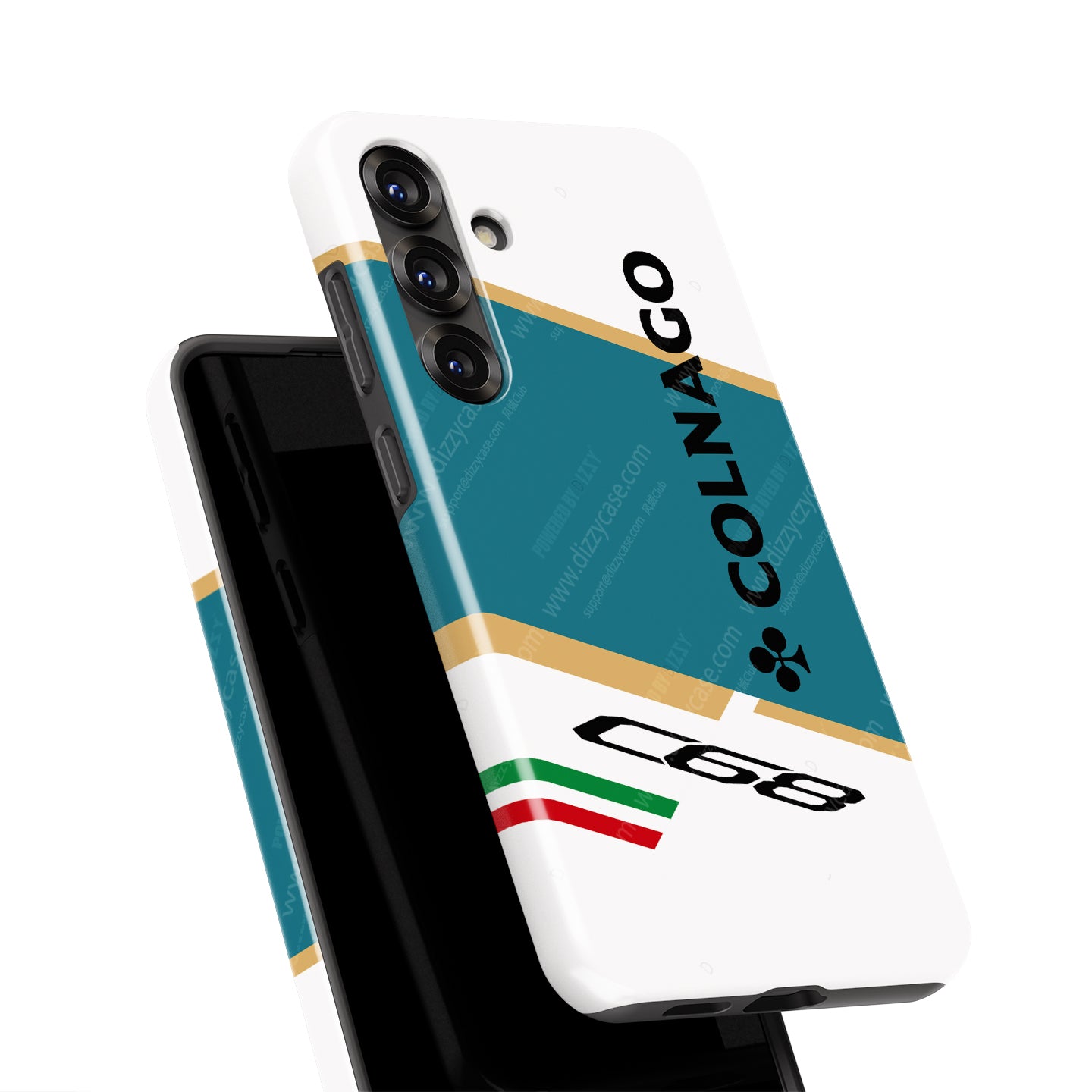 Coque de téléphone Tadej Pogacar 2024 Giro d'Italia en maillot rose par DIZZY