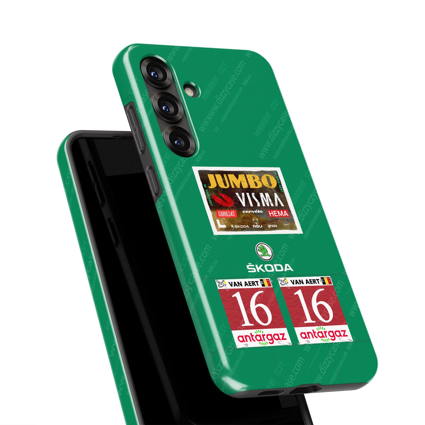 Celebrate Wout Van Aert with the 2022 Green Jersey Phone Case