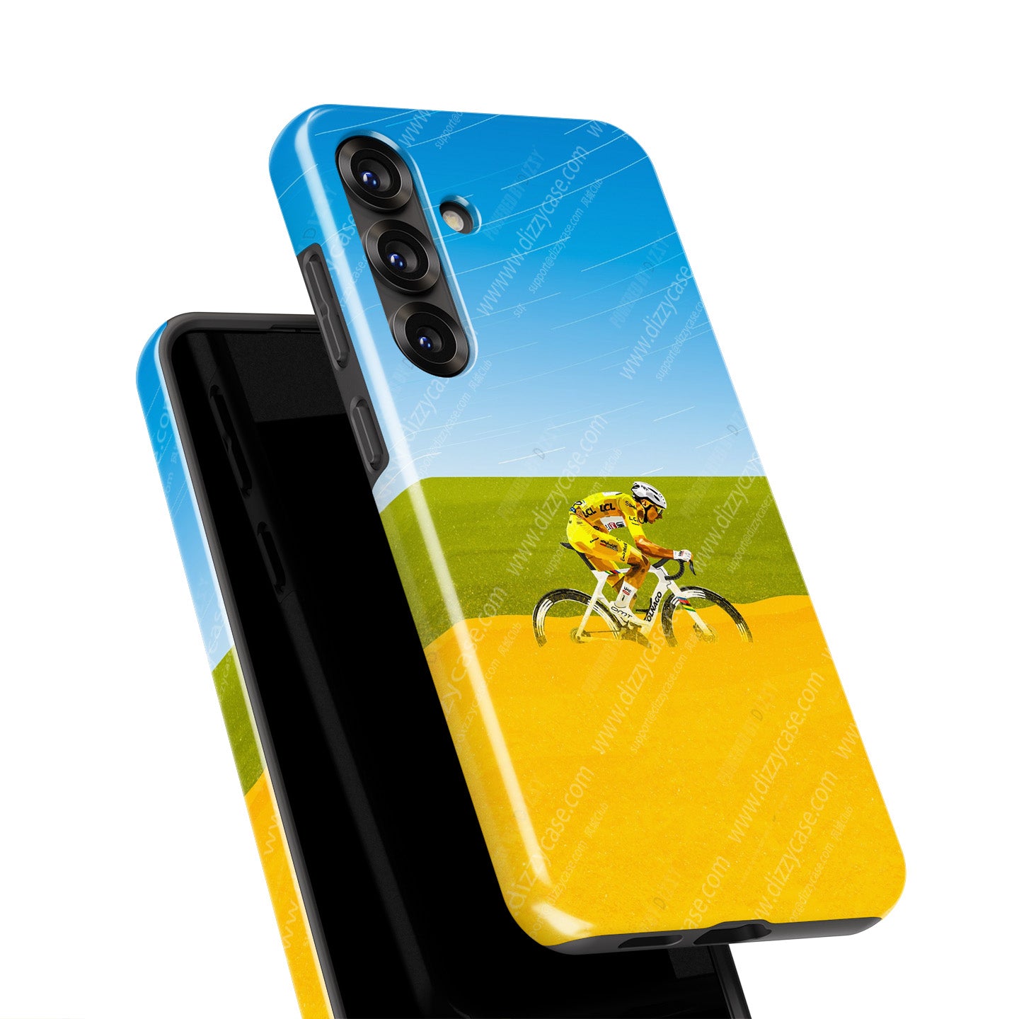 Tadej Pogačar “Solo in Yellow” Phone Case – Tour de France 2025 Edition for Samsung Galaxy