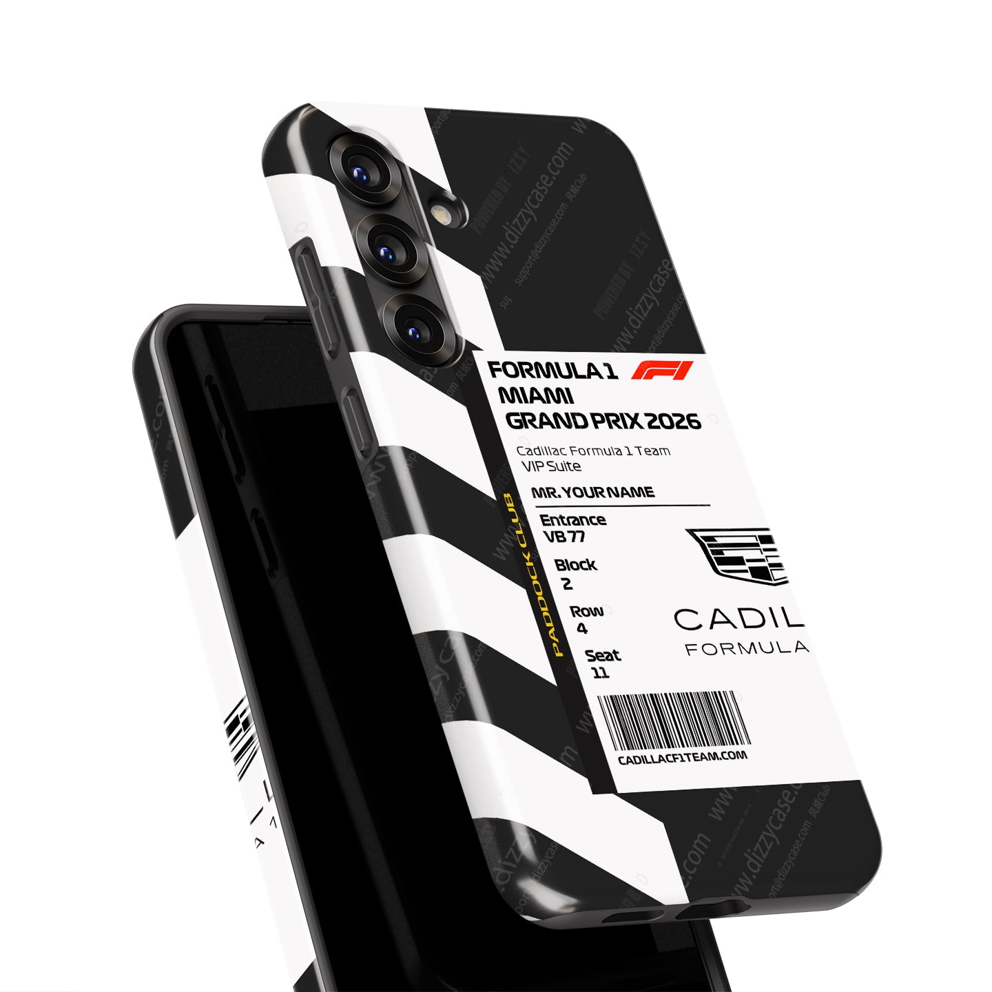 Custom Cadillac VIP Pass Samsung Galaxy Case