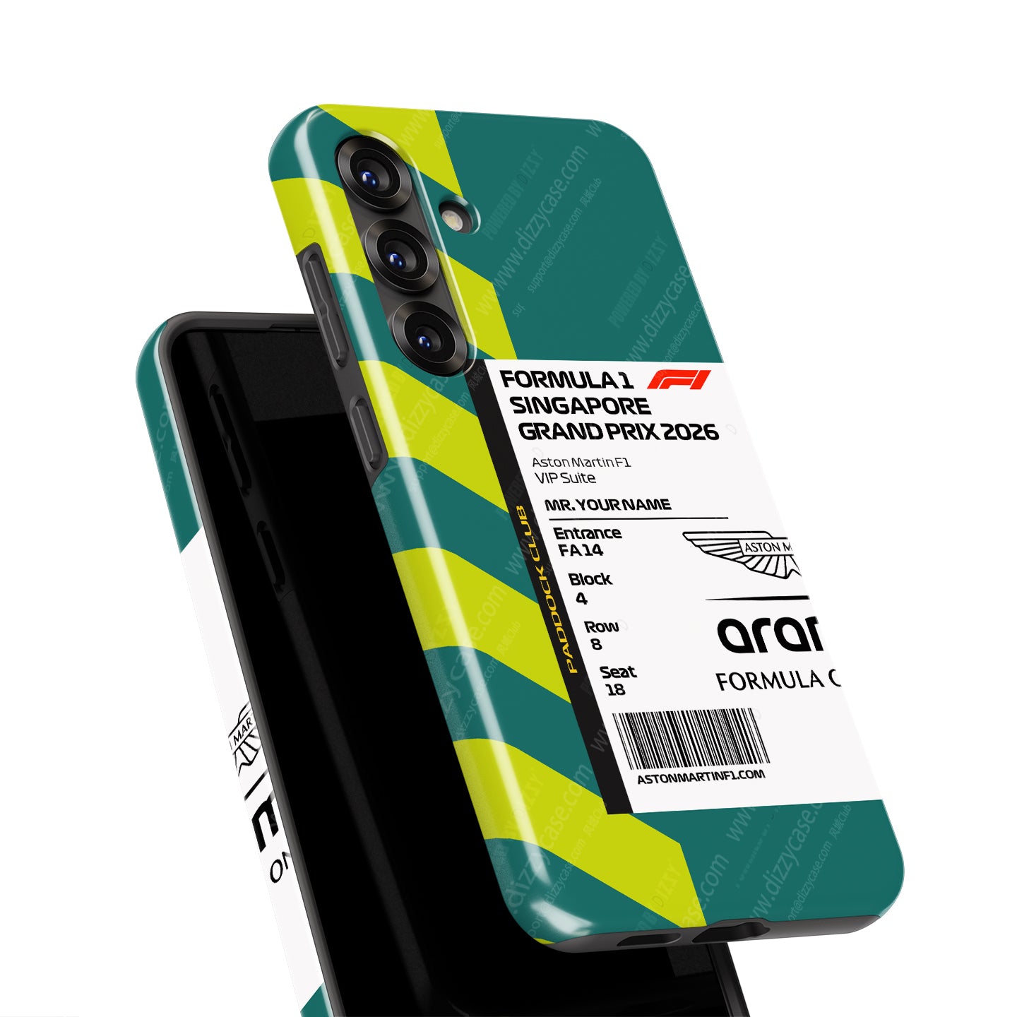 Custom Aston Martin VIP Pass Samsung Galaxy Case