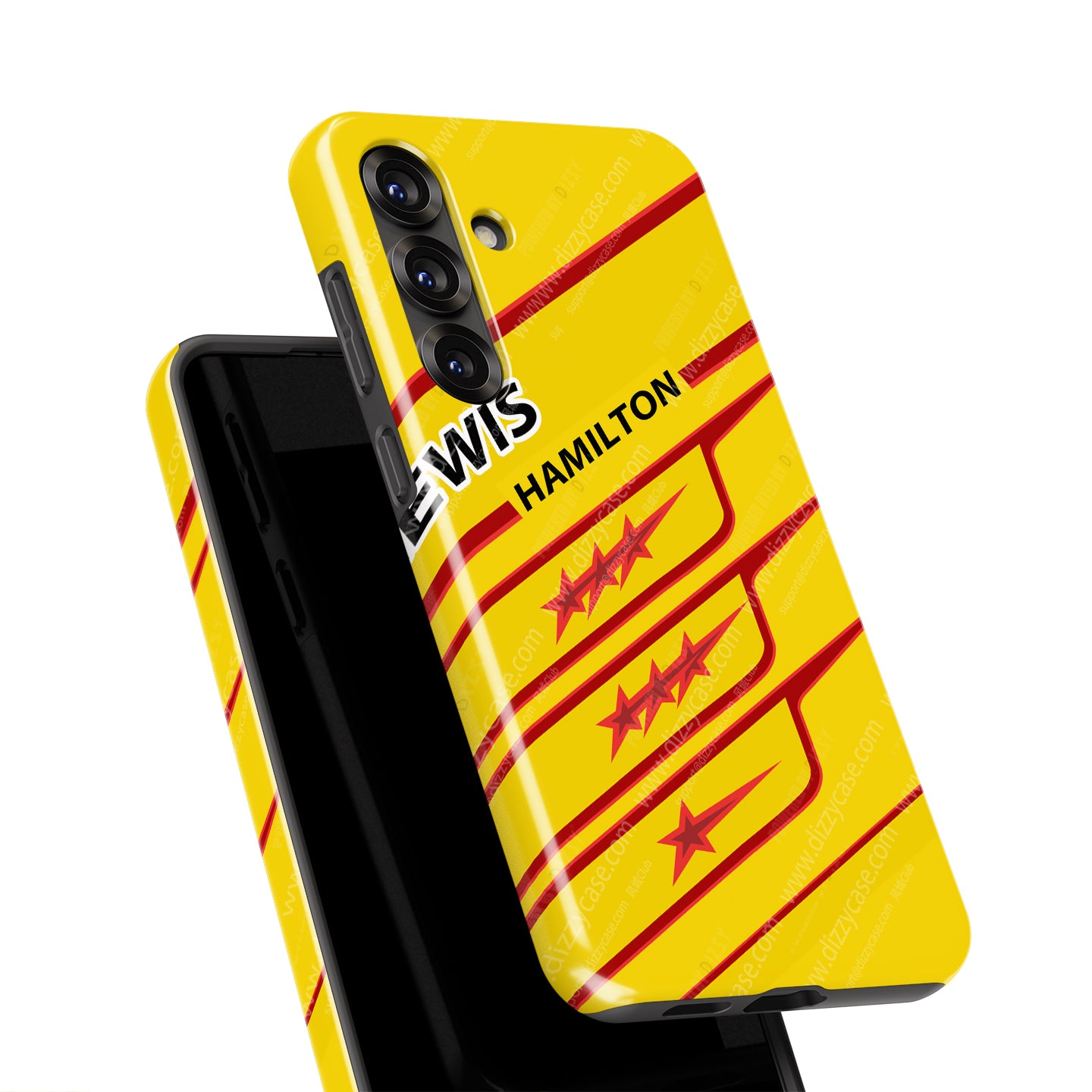 Lewis Hamilton 2025 Ferrari Helmet Phone Case – LH44 First Season Edition (Samsung Galaxy)