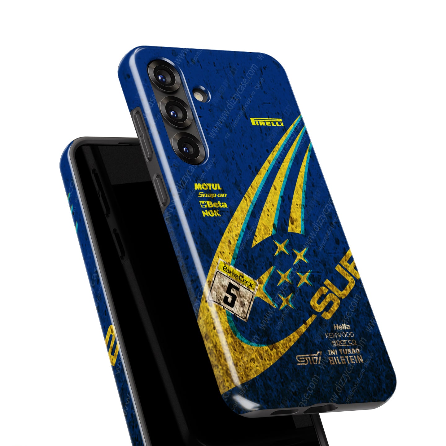 2001 Subaru Impreza S7 WRC Mud Livery Phone Case - Rally Heritage