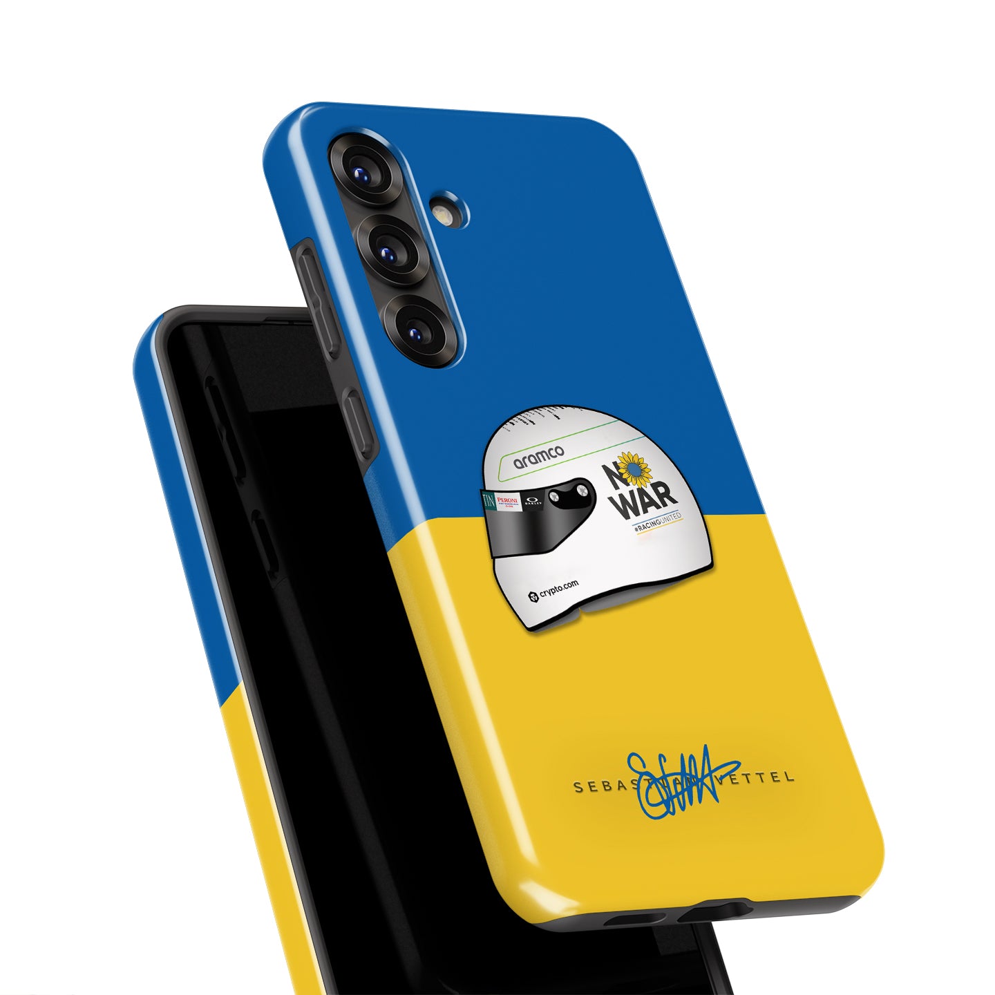 Sebastian Vettel 2022 "No War" Helmet Case - Samsung Galaxy Series | DIZZY CASE