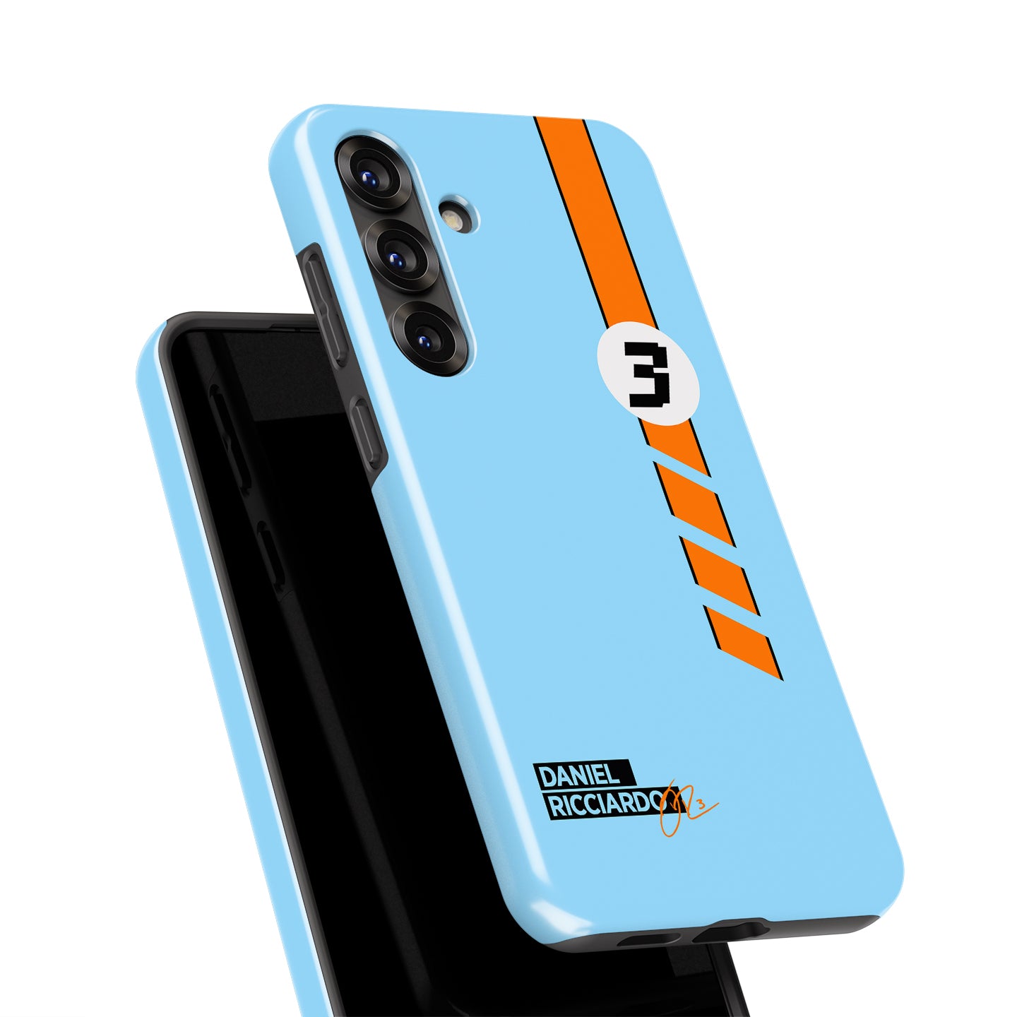 Daniel Ricciardo Gulf Livery Samsung Case - Snap & Tough Variants | DIZZY CASE