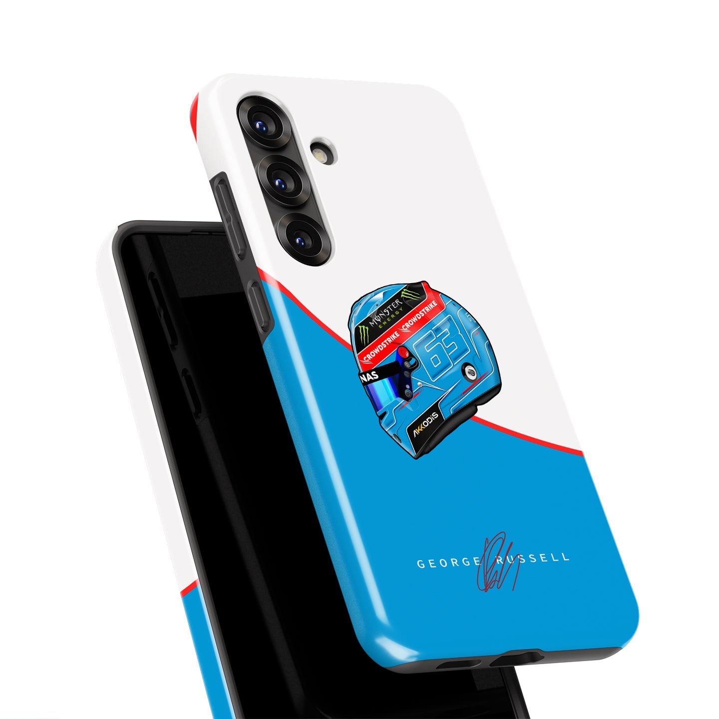 Samsung Galaxy Case Featuring Russell’s 2023 Helmet Livery | DIZZY CASE