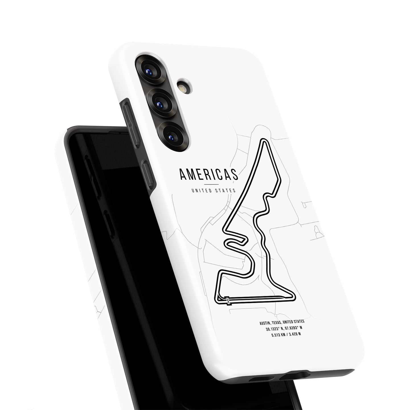 Circuit of the Americas F1 Track Map - Samsung Phone Case | DIZZY CASE
