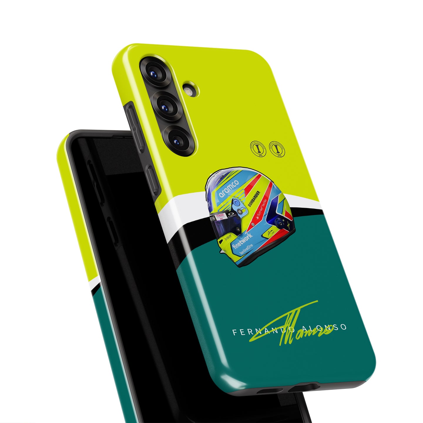 Alonso F1 Helmet Livery Case for Galaxy | DIZZY CASE