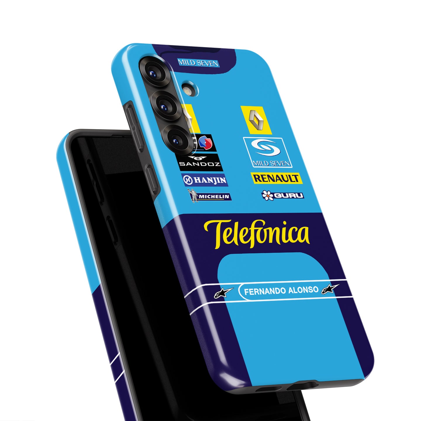Fernando Alonso Renault 2004 Galaxy Case – Legendary F1 Design | DIZZY CASE