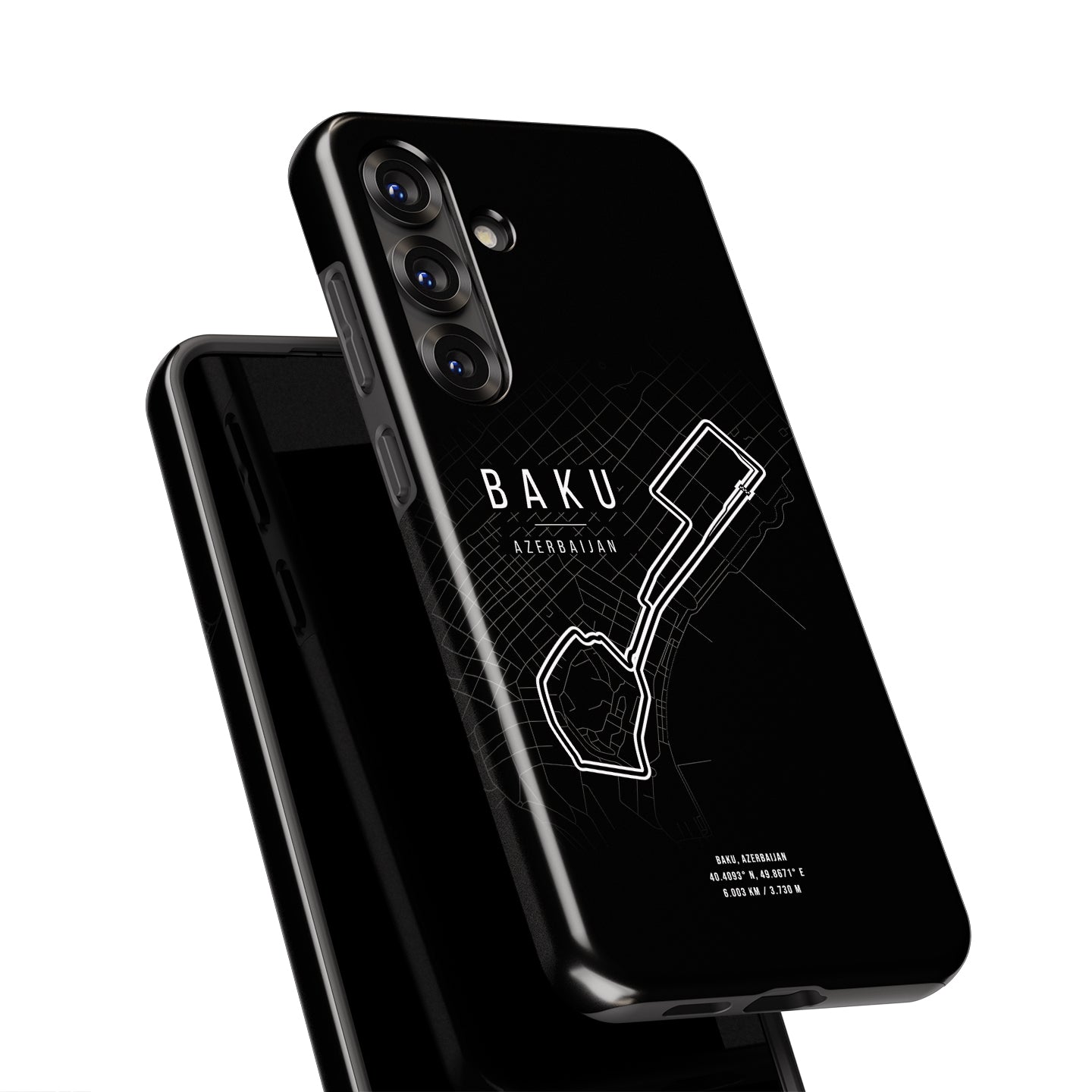 Bold Racing Design - Baku F1 Track Map Samsung Case | DIZZY CASE