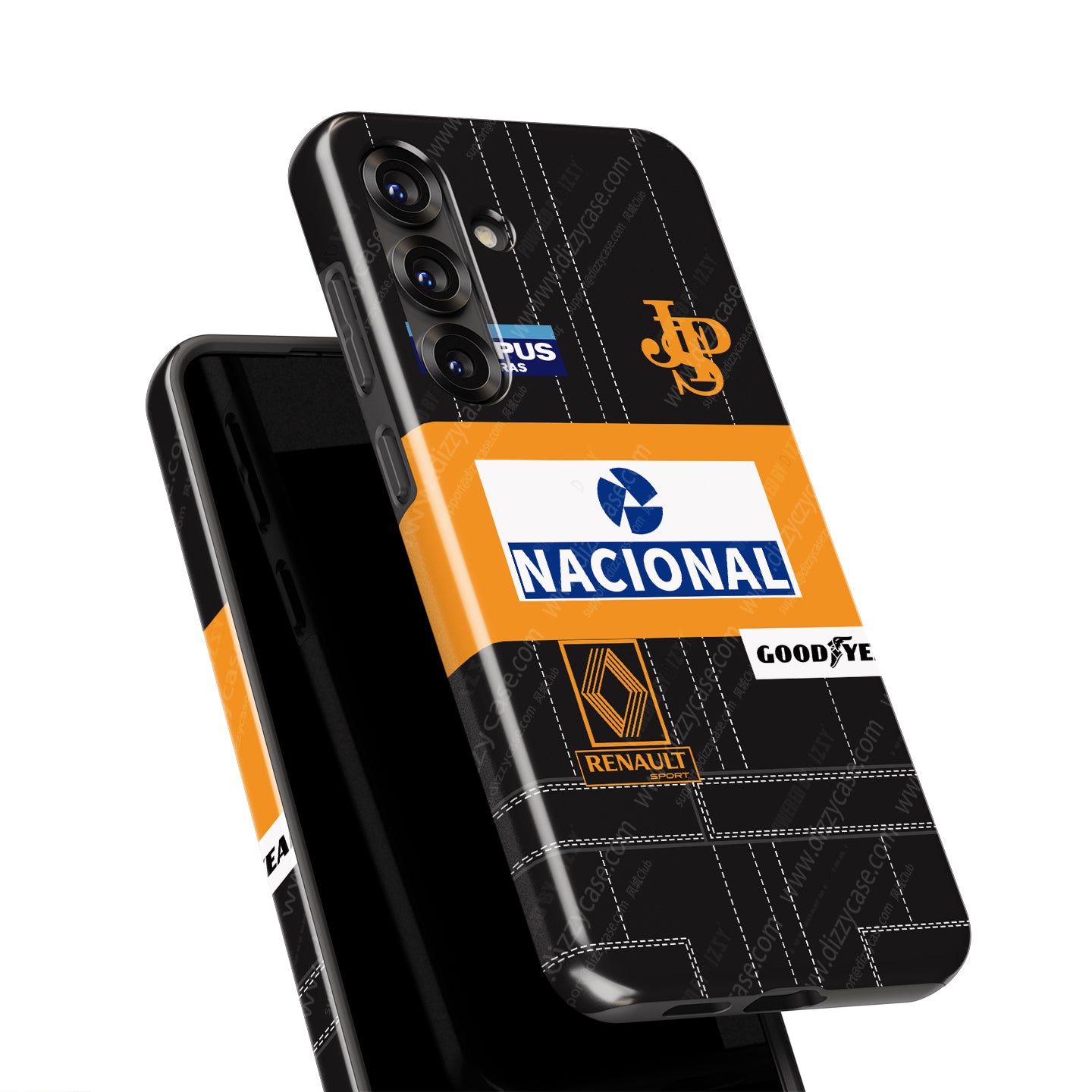 Ayrton Senna 1985 Lotus F1 Samsung Case - Snap & Tough Variants | DIZZY CASE