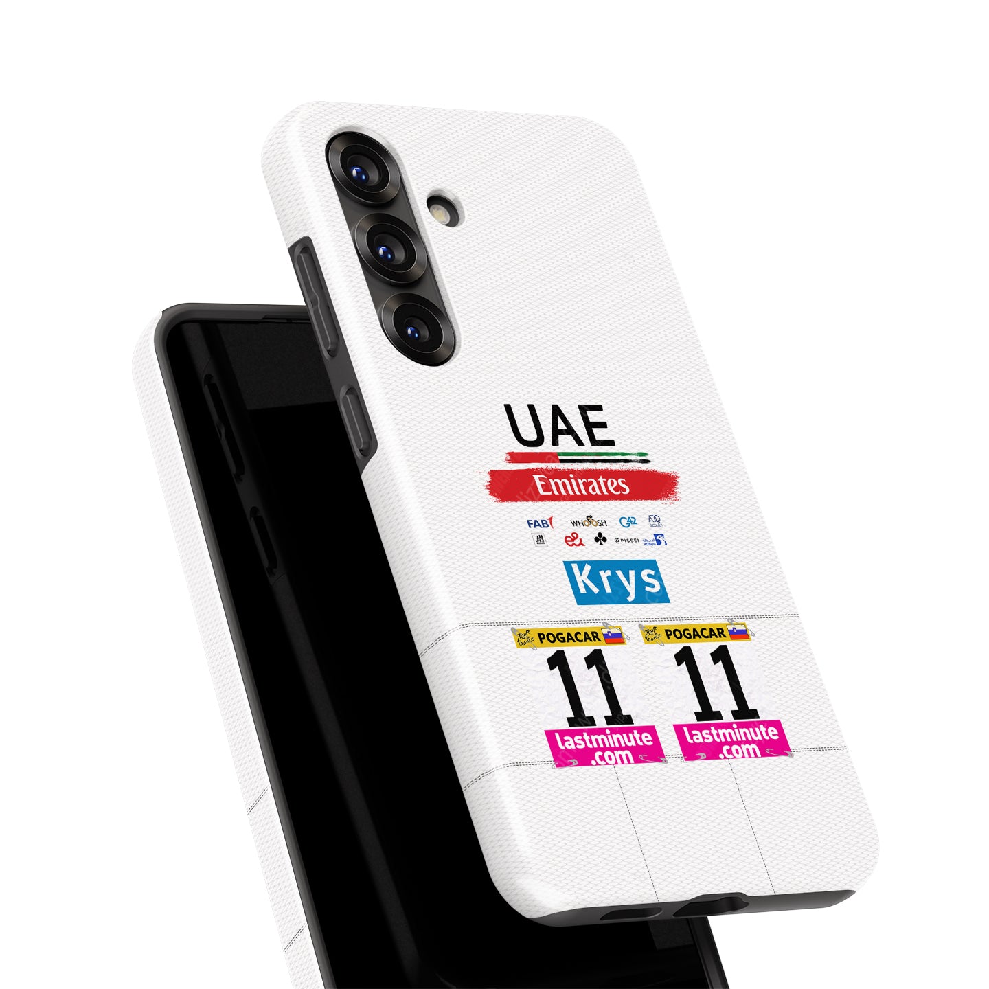 Bold Protection with Tadej Pogačar’s White Jersey Design | DIZZY CASE