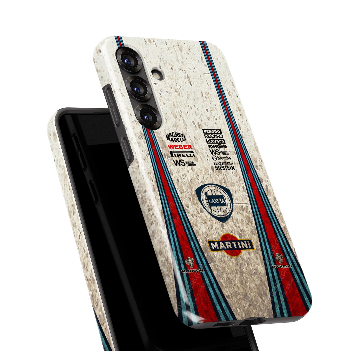 1990 Lancia Delta HF Integrale  Martini Livery Phone Case - Iconic Racing Style