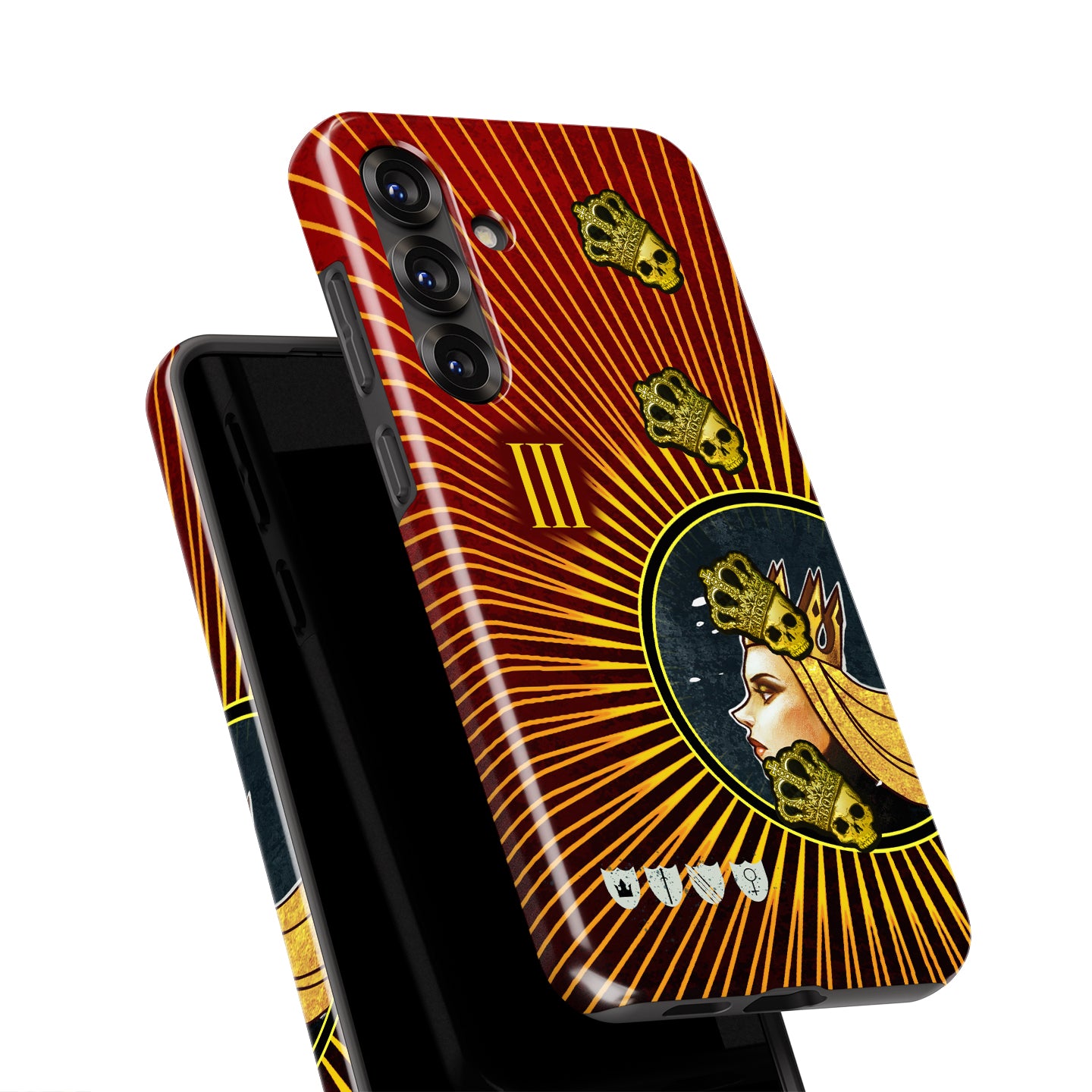 CSGO/CS2 AK-47 | The Empress + 4x Sticker | Crown (Foil) Phone Case - Samsung Models