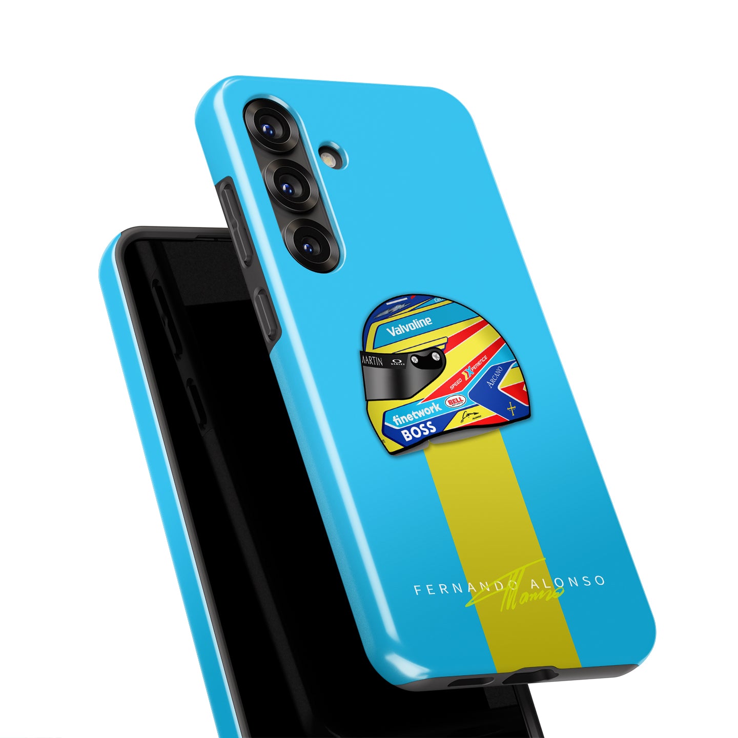 Fernando Alonso 2024 Helmet Design - Samsung Models | DIZZY CASE