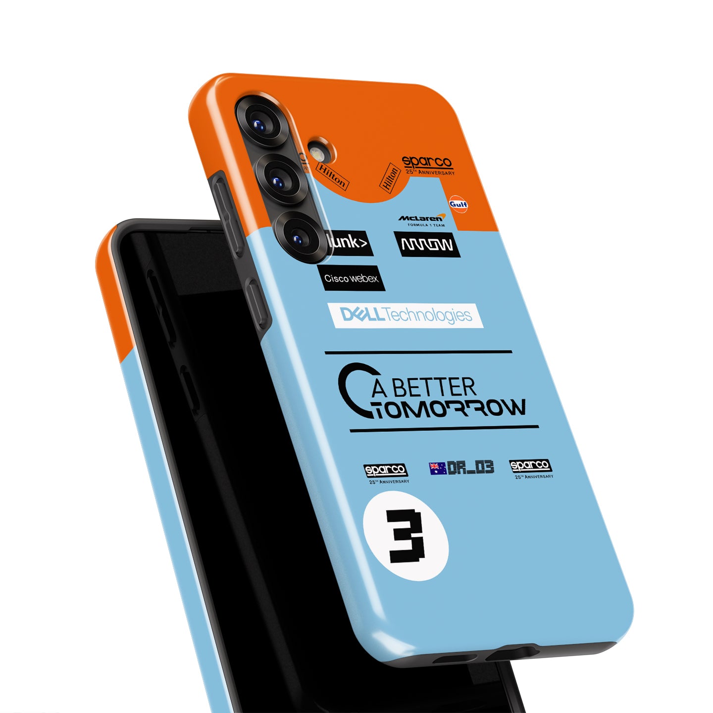 Ricciardo Gulf Livery Samsung Case - Sleek & Tough Protection | DIZZY CASE