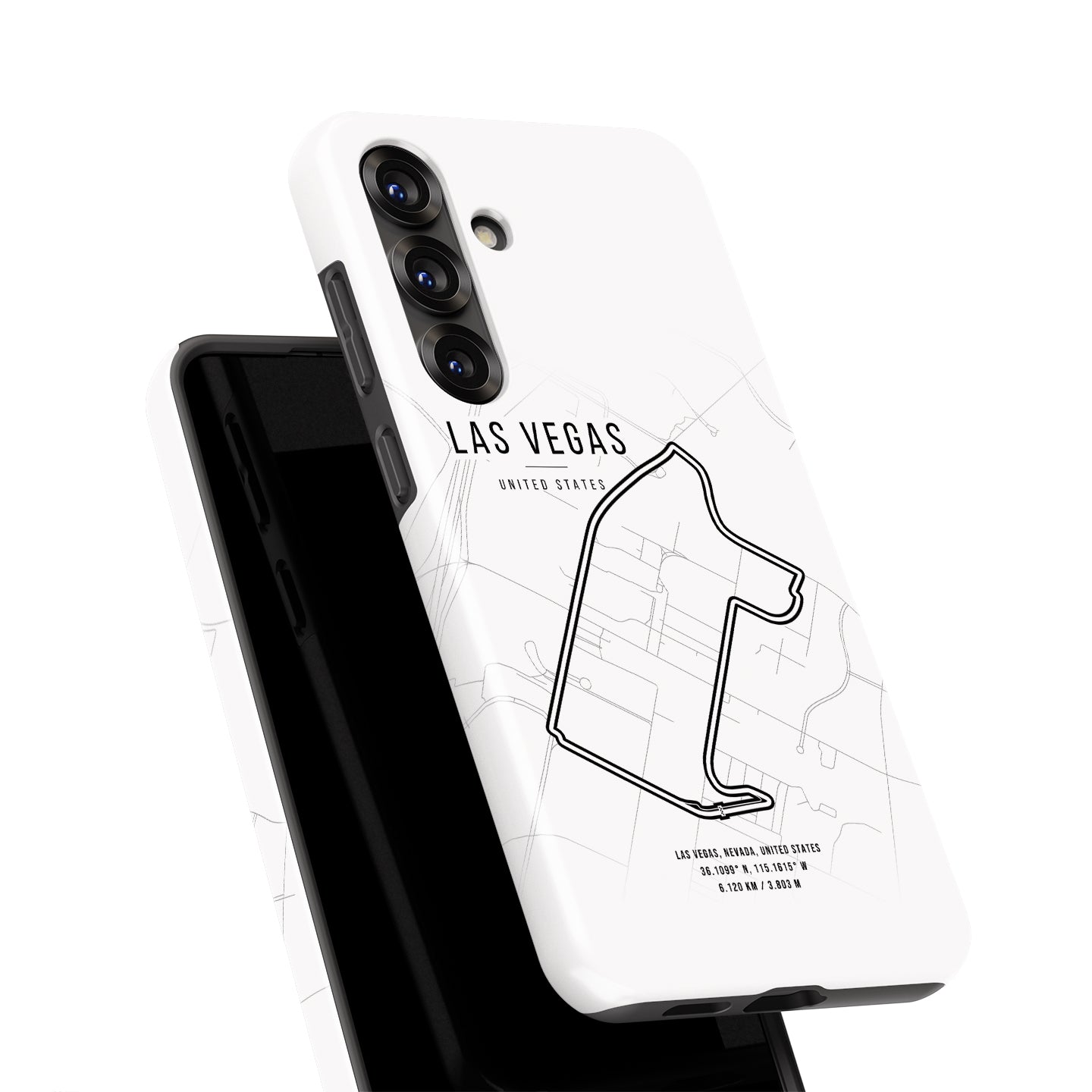Samsung Case with Las Vegas F1 Circuit Map Design | DIZZY CASE