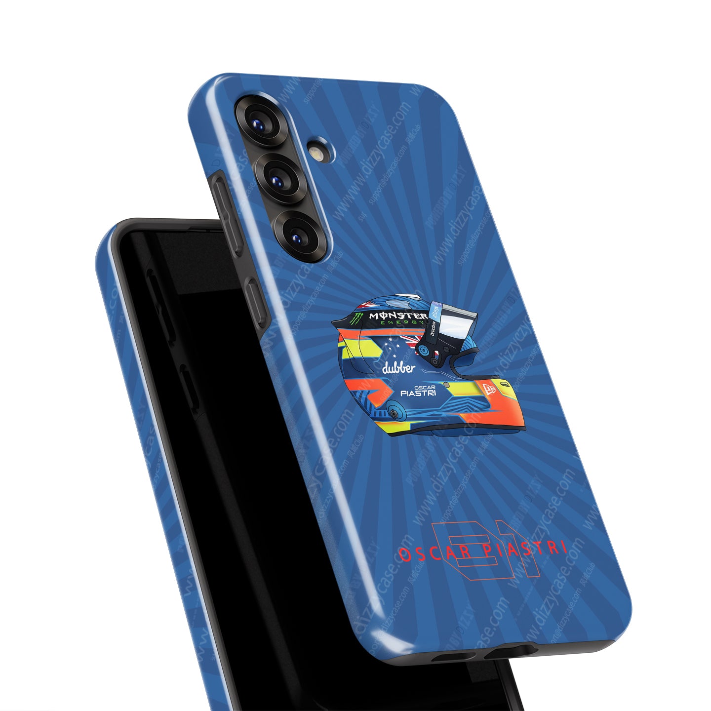 McLaren F1 Oscar Piastri 2024 Helmet Phone Case for Samsung | DIZZY CASE