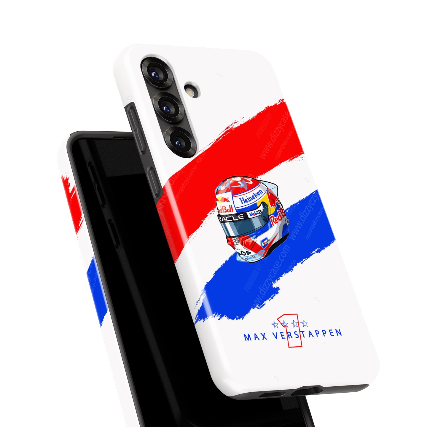 Max Verstappen 2025 Helmet Phone Case – Dutch Heritage F1 Design for Samsung Galaxy | DIZZY CASE