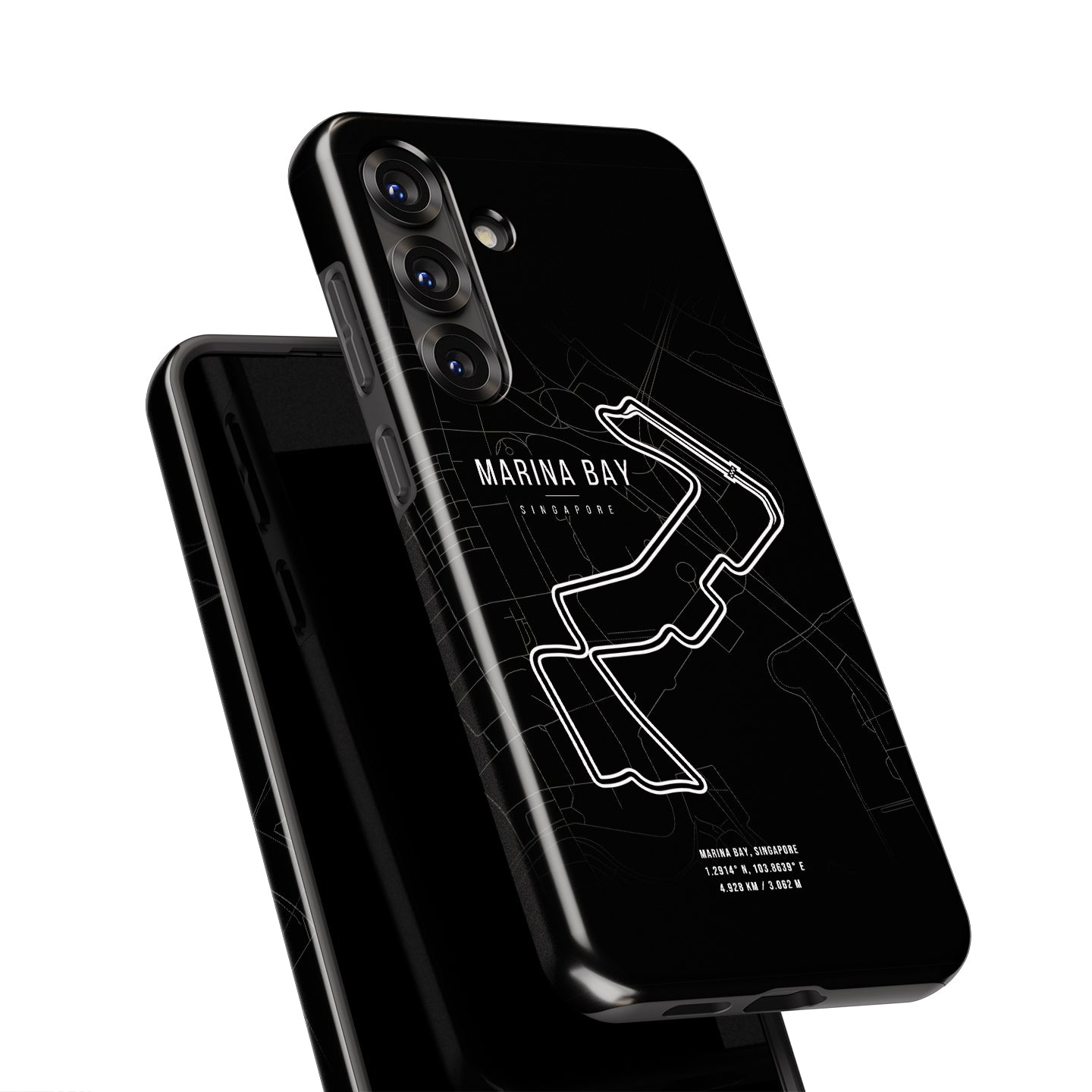 Marina Bay F1 Track Map Grand Prix - Samsung Phone Case | DIZZY CASE