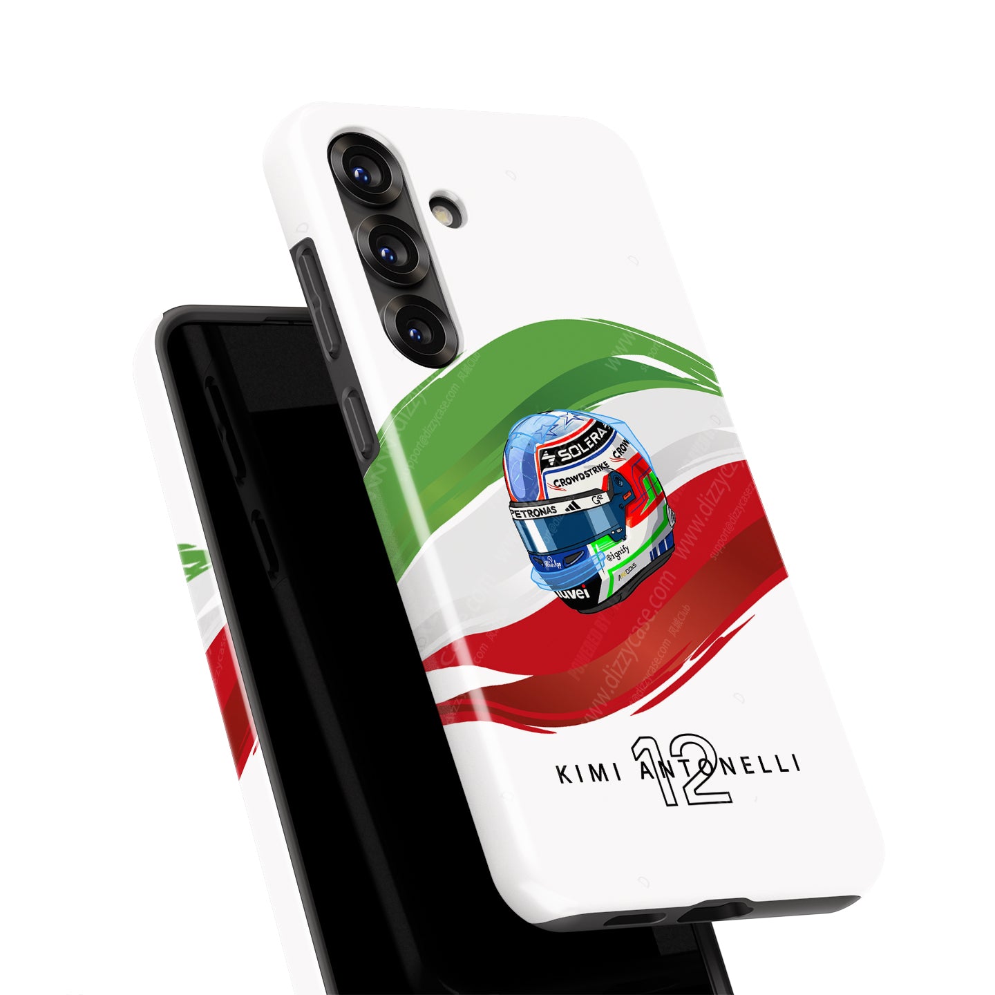 Andrea Kimi Antonelli 2025 Helmet Phone Case – Italian F1 Design for Samsung Galaxy | DIZZY CASE