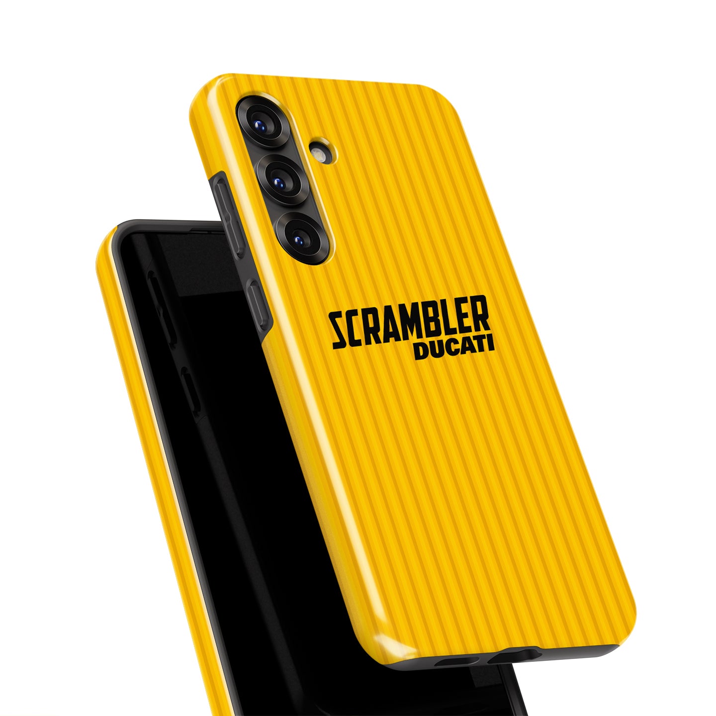Scrambler Ducati Yellow Livery Phone Case: Sleek Style, Tough Protection