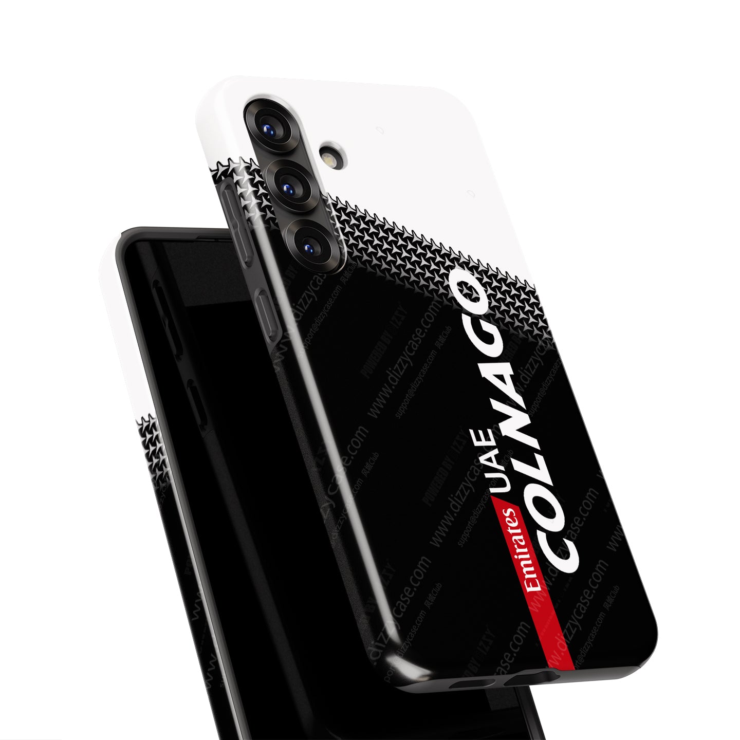 Colnago Y1RS Team Edition Phone Case – UAE 2025 Black & White Graphic (for Samsung) | DIZZY CASE