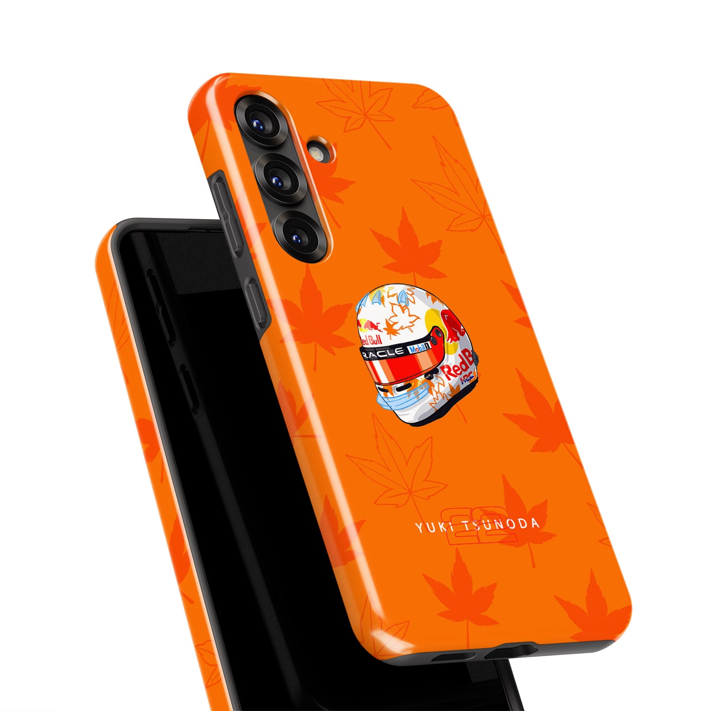 Yuki Tsunoda 2025 Helmet Phone Case – F1 Racing Livery (For Samsung) | DIZZY CASE