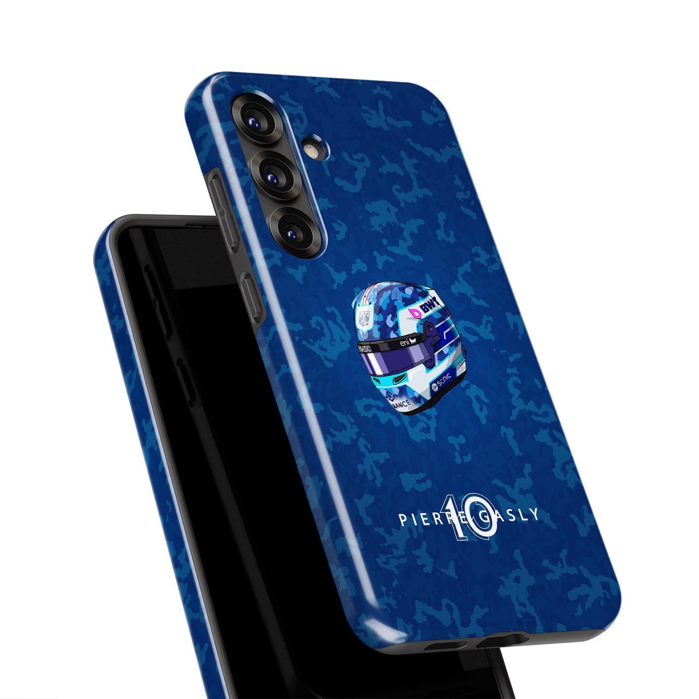 Pierre Gasly 2025 Helmet Phone Case – French Heritage F1 Design for Samsung Galaxy | DIZZY CASE