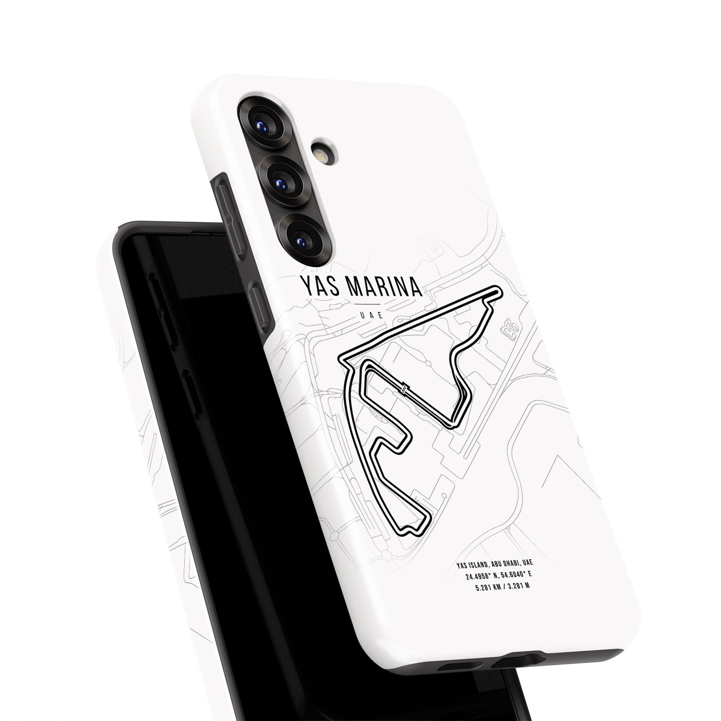 Yas Marina F1 Track Map Samsung Phone Case | DIZZY CASE