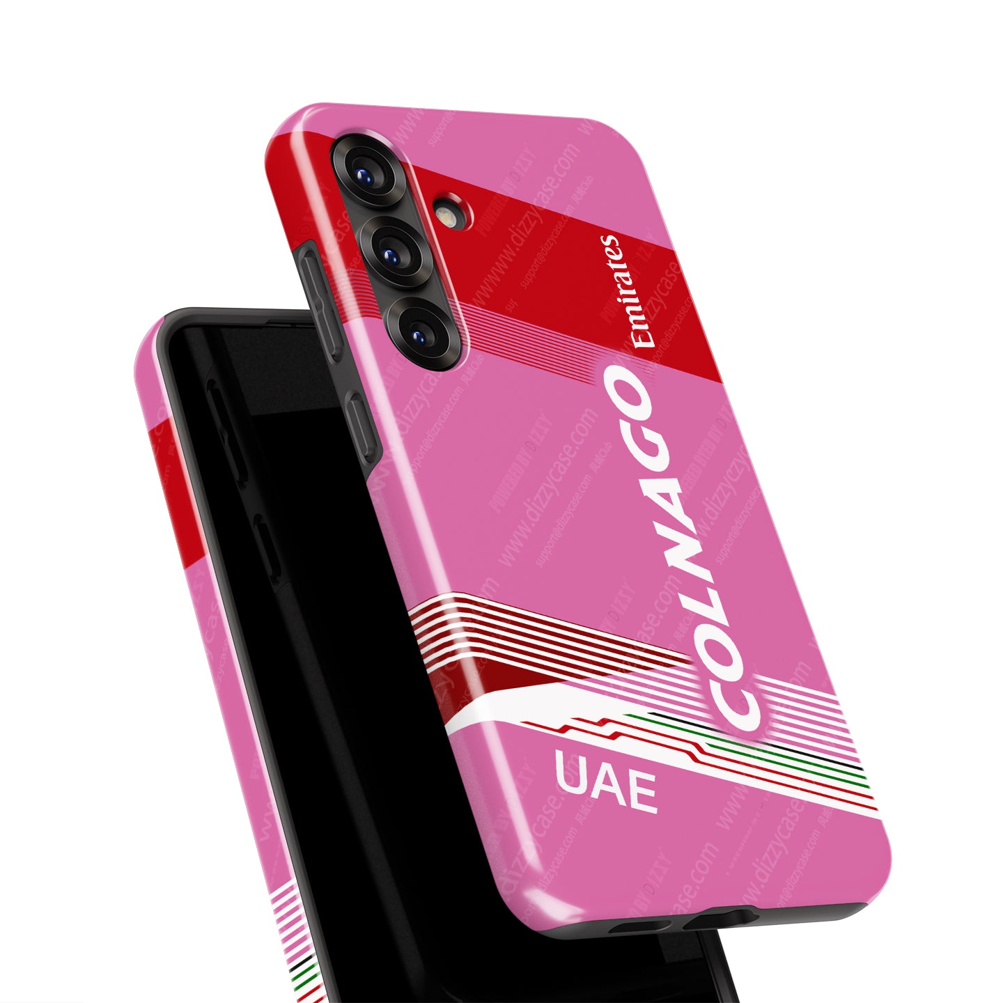 Tadej Pogačar 2024 Giro d’Italia Pink Bike Livery Phone Case – Colnago V4Rs Tribute (for Samsung) | DIZZY CASE