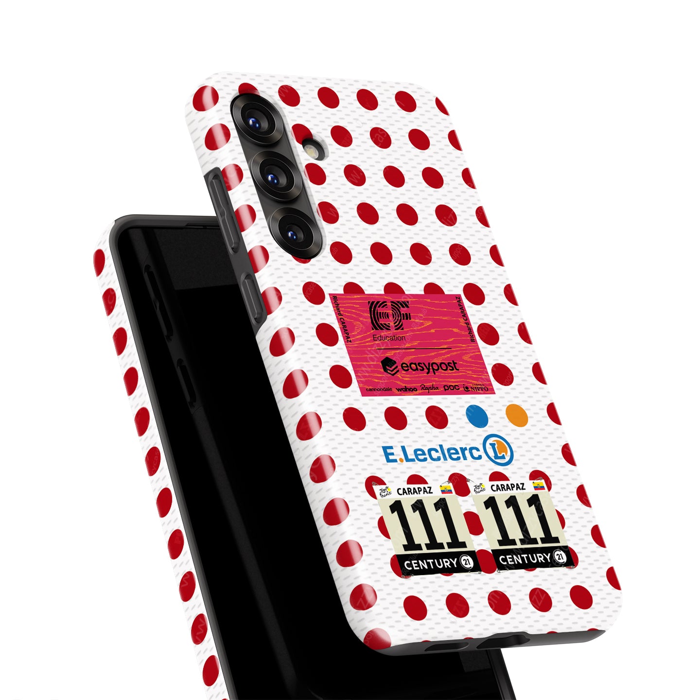 Richard Carapaz Polka Dot Jersey Phone Case: Peak Performance Protection