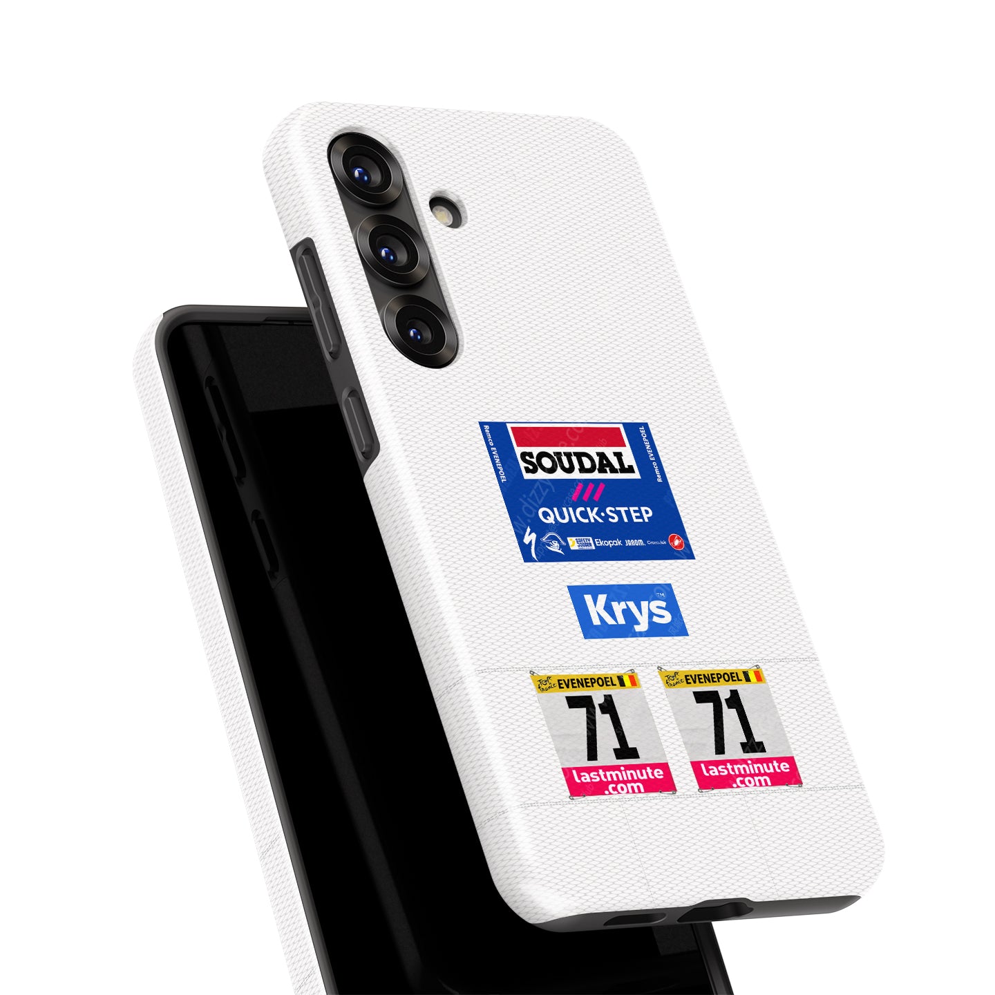 Remco Evenepoel White Jersey Phone Case: Style Meets Protection | DIZZY CASE