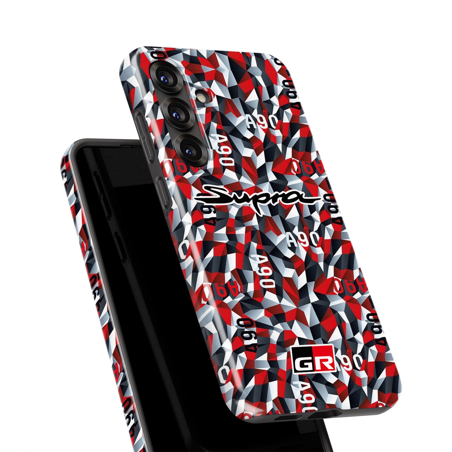TOYOTA Supra A90 Prototype Livery Phone Case: Bold Racing Style & Protection